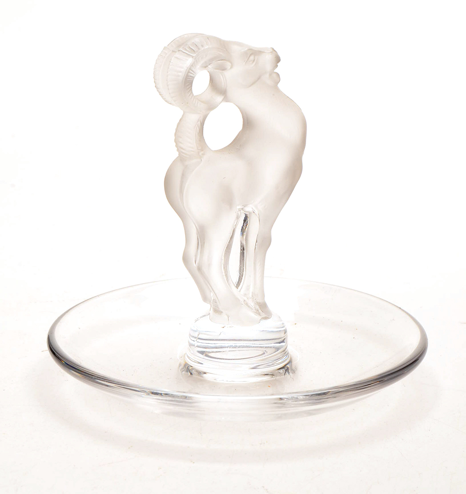 Lalique Crystal Ash Receiver