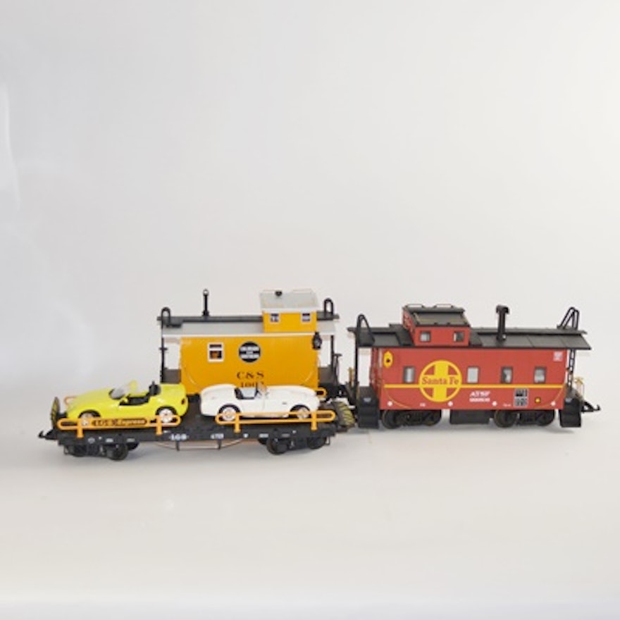 LGB and Aristocraft G Scale Train Cars