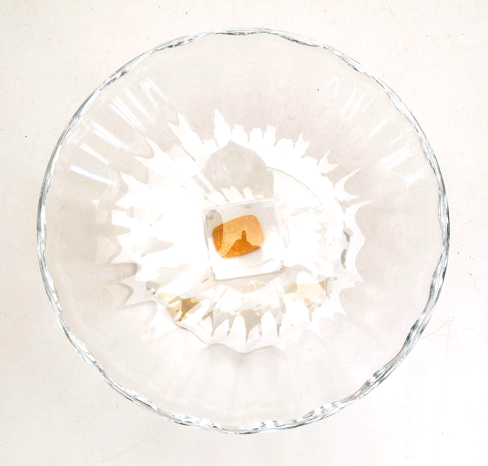 Lalique Crystal Pedestal Bowl