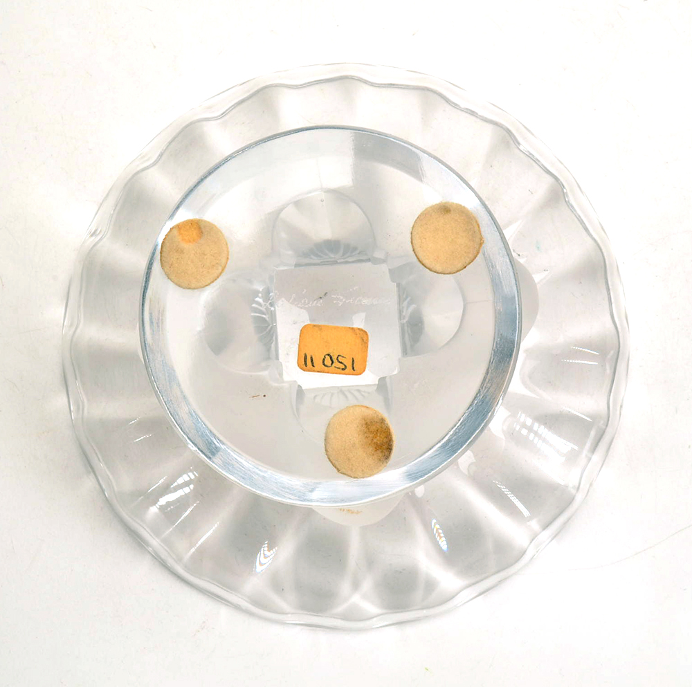 Lalique Crystal Pedestal Bowl