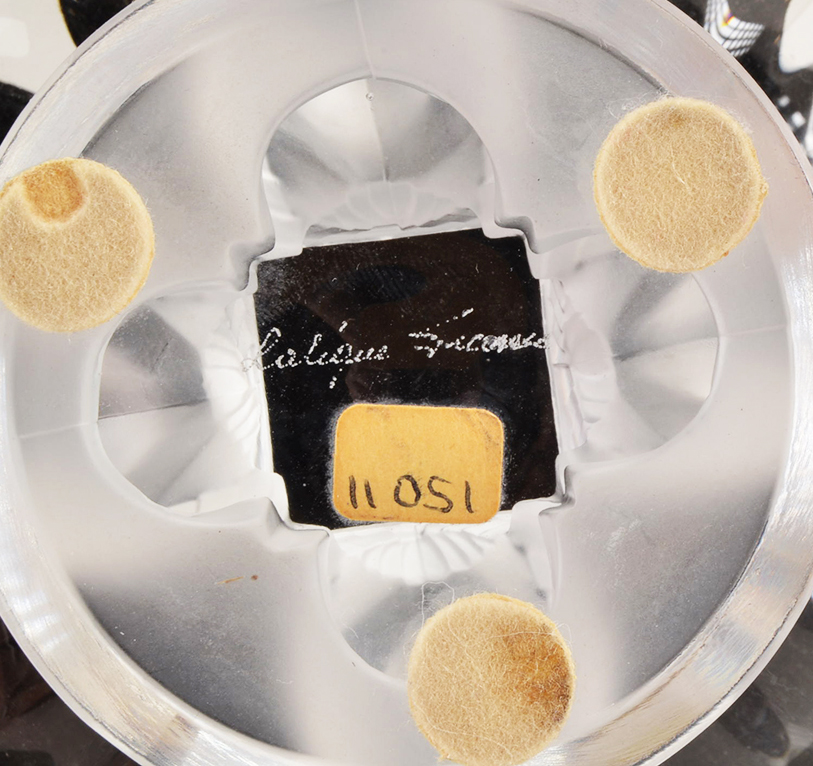 Lalique Crystal Pedestal Bowl