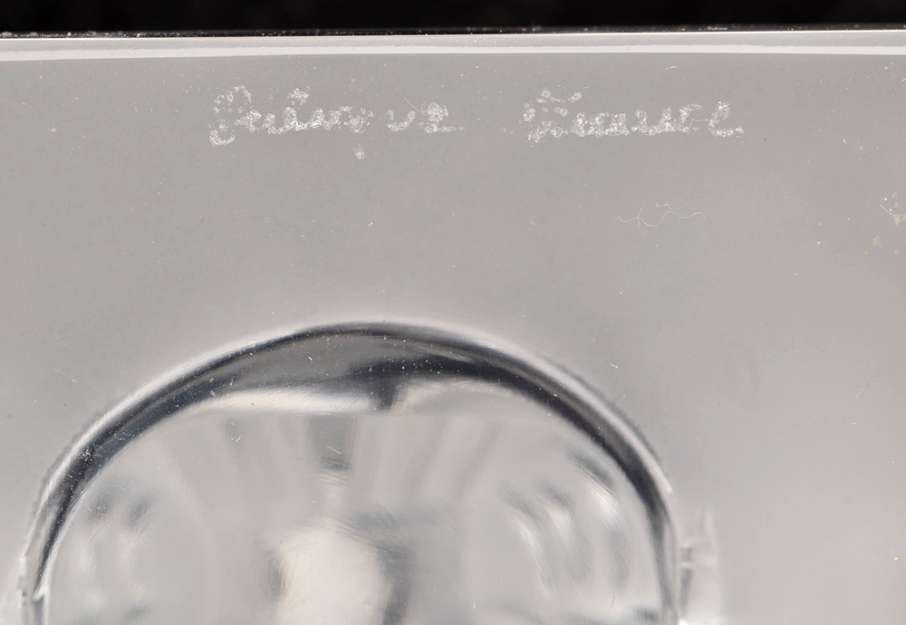 Pair of Lalique Crystal Bird Motif Bookends