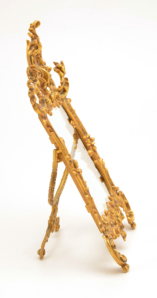 Antique Roccoco Style Brass Picture Frame