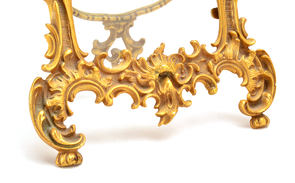 Antique Roccoco Style Brass Picture Frame