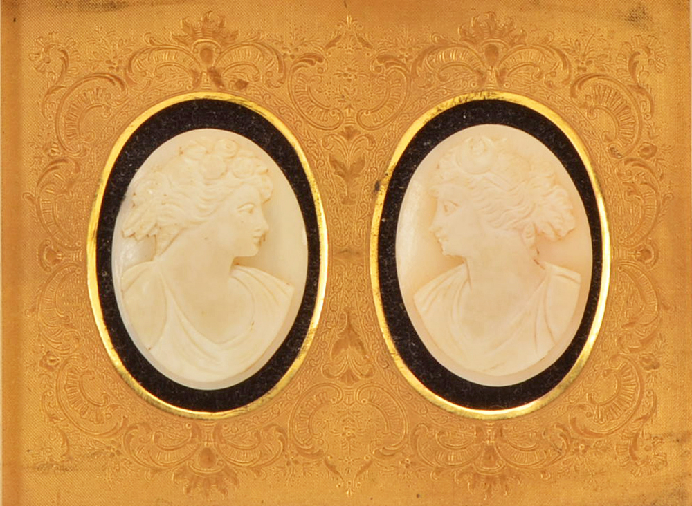 Vintage Italian Hand Carved Carnelain Cameos