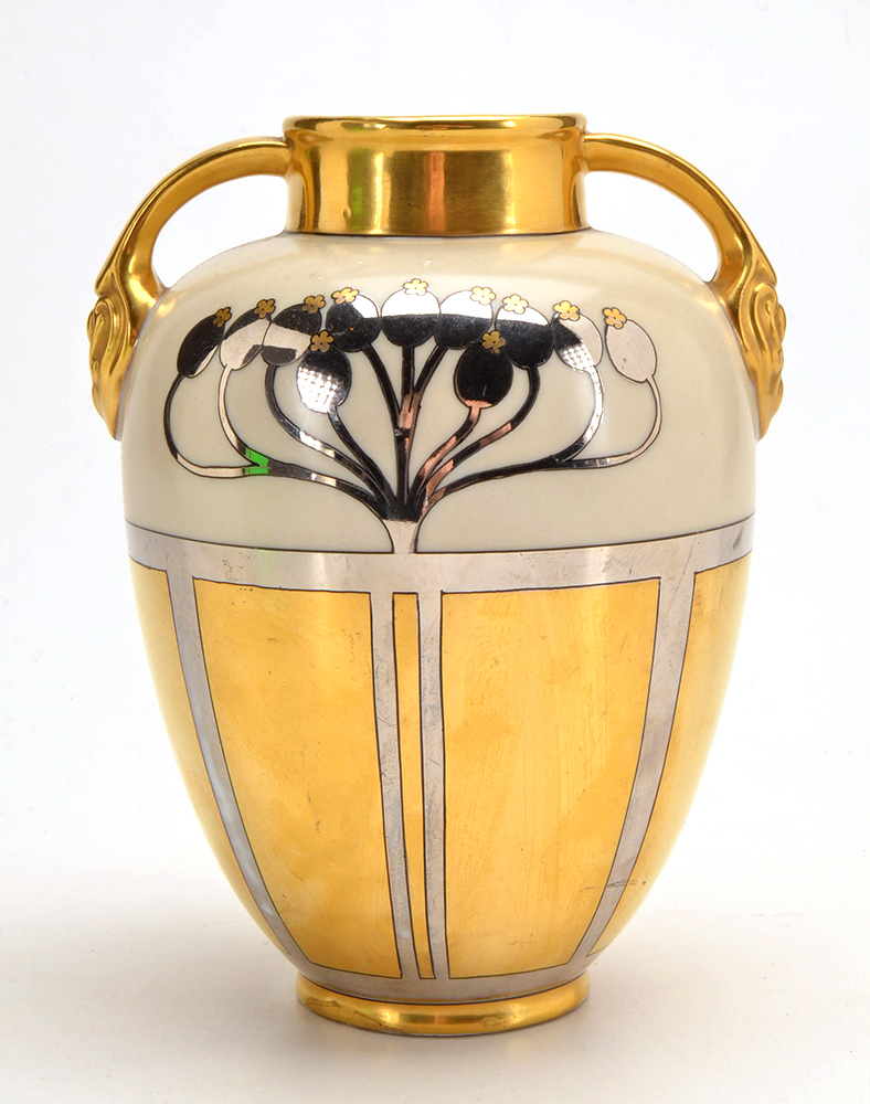 Antique WA Pickard Hand Painted Artist Signed Vase