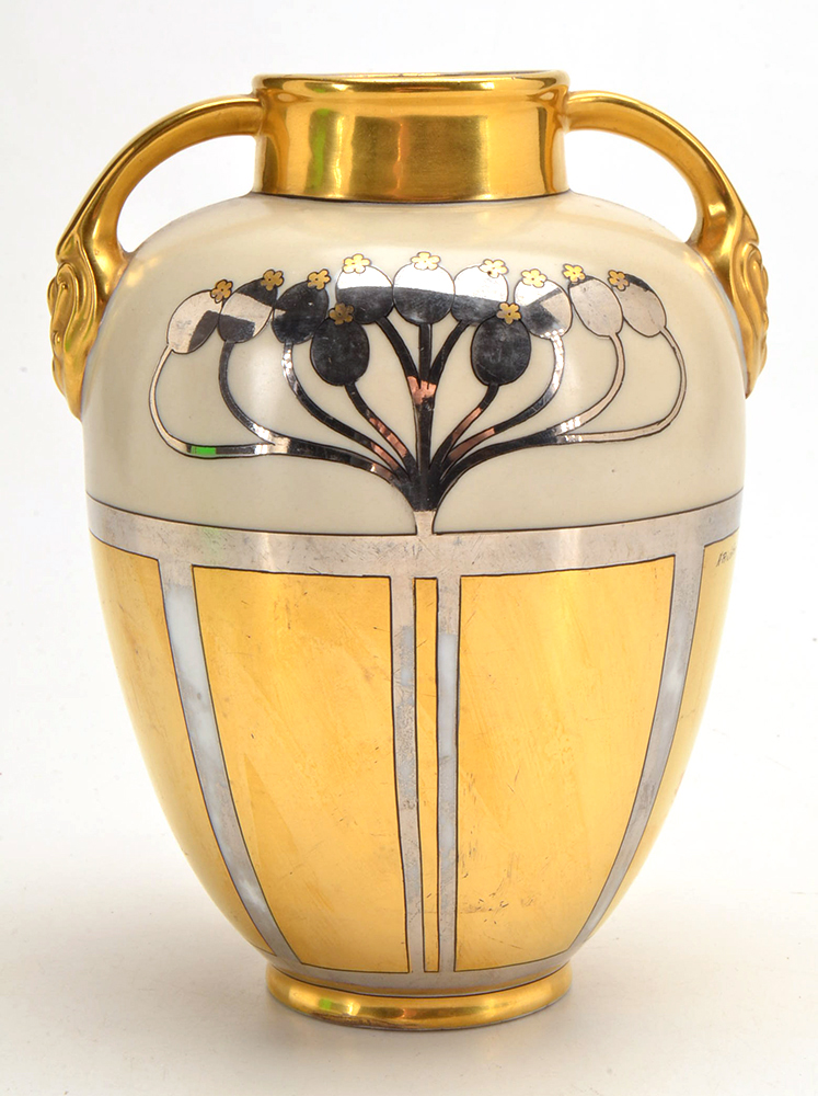 Antique WA Pickard Hand Painted Artist Signed Vase