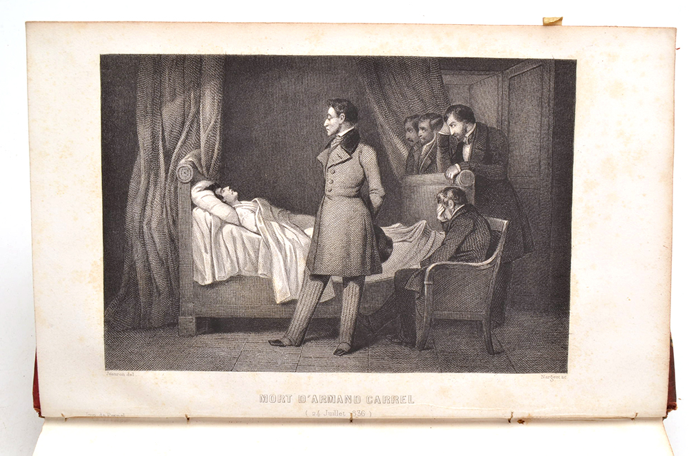 Group of Eight Finely Bound Antique French Hardcovers