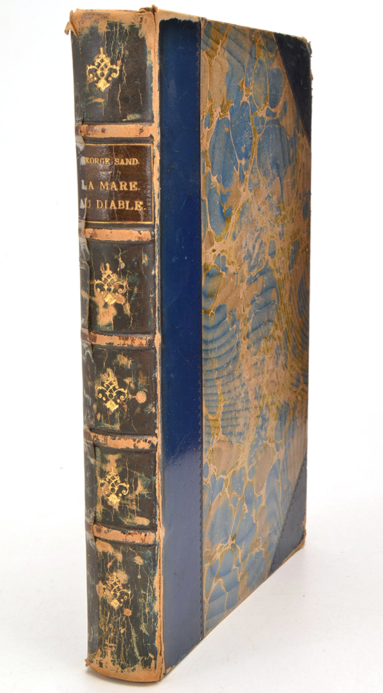 Group of Eight Finely Bound Antique French Hardcovers
