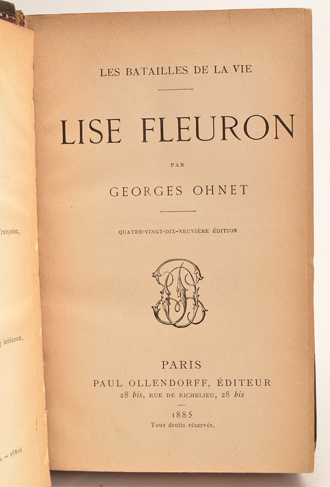 Group of Eight Finely Bound Antique French Hardcovers