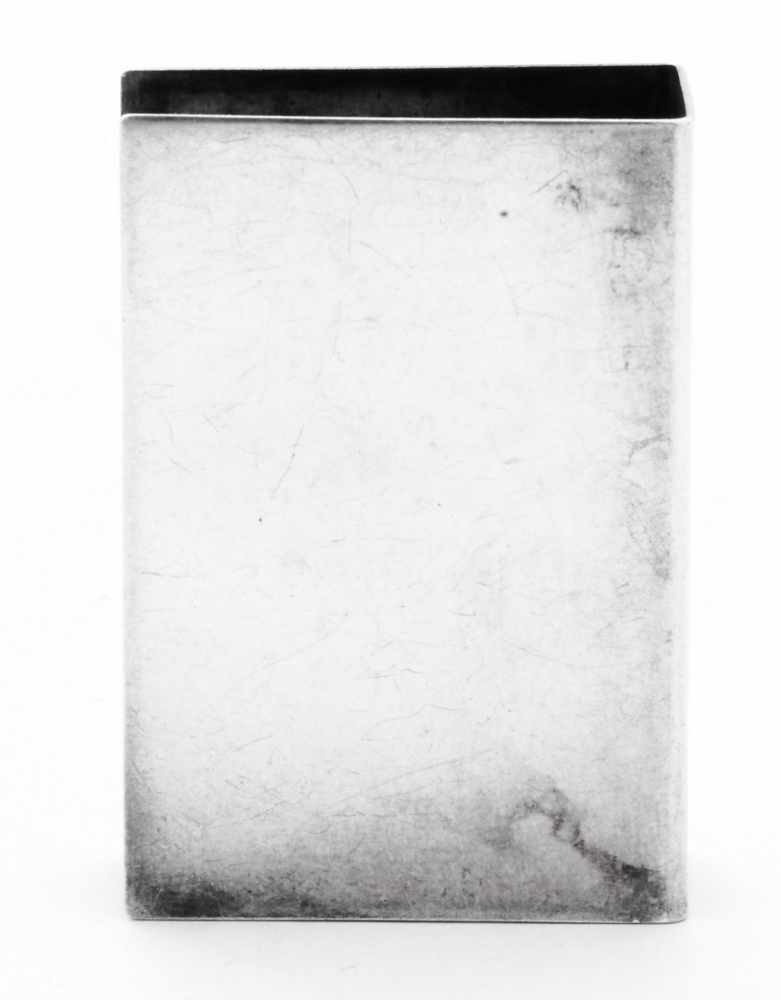 Monogrammed Sterling Silver Match Box Covers