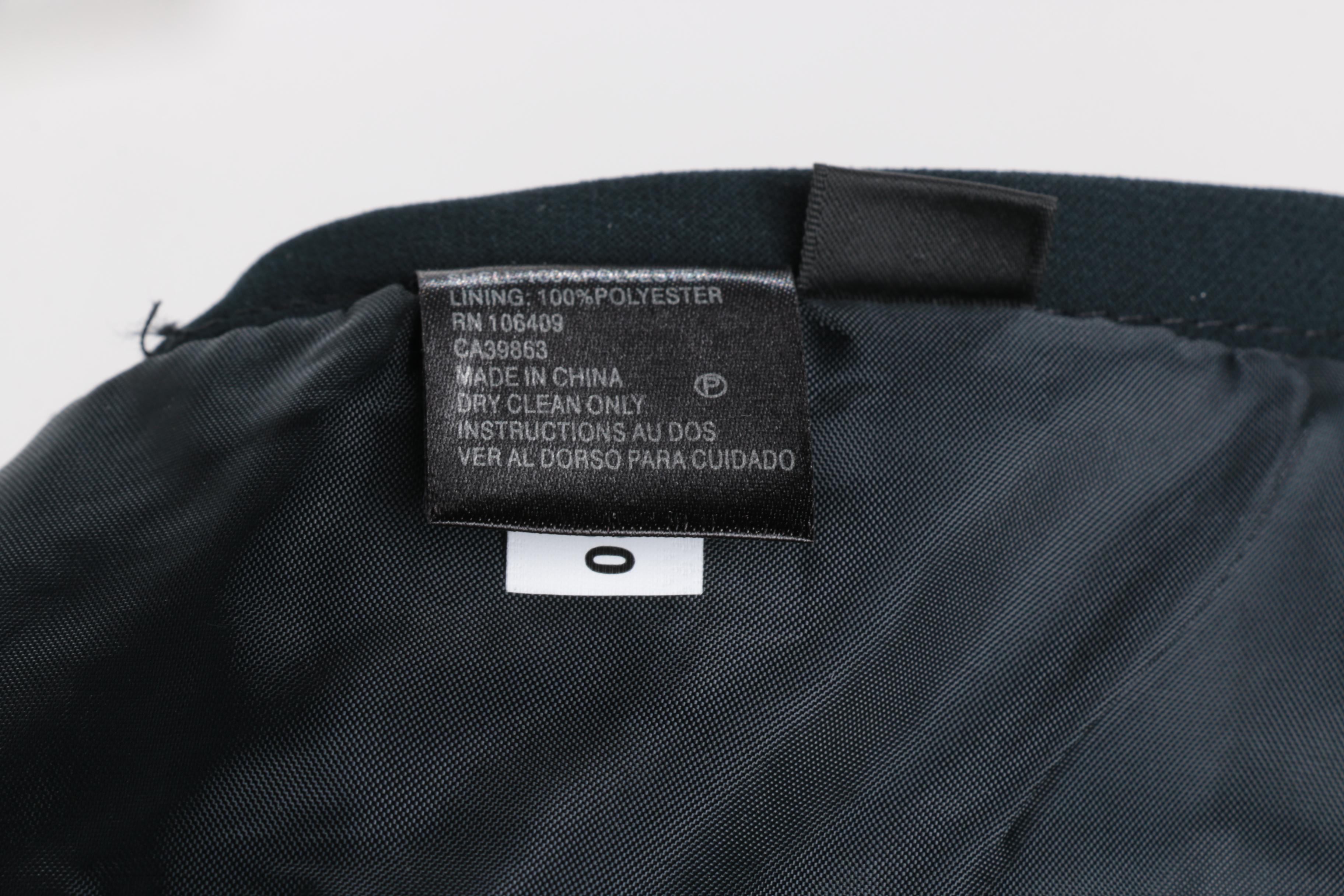 Tahari Asymmetric Front Skirt Suit