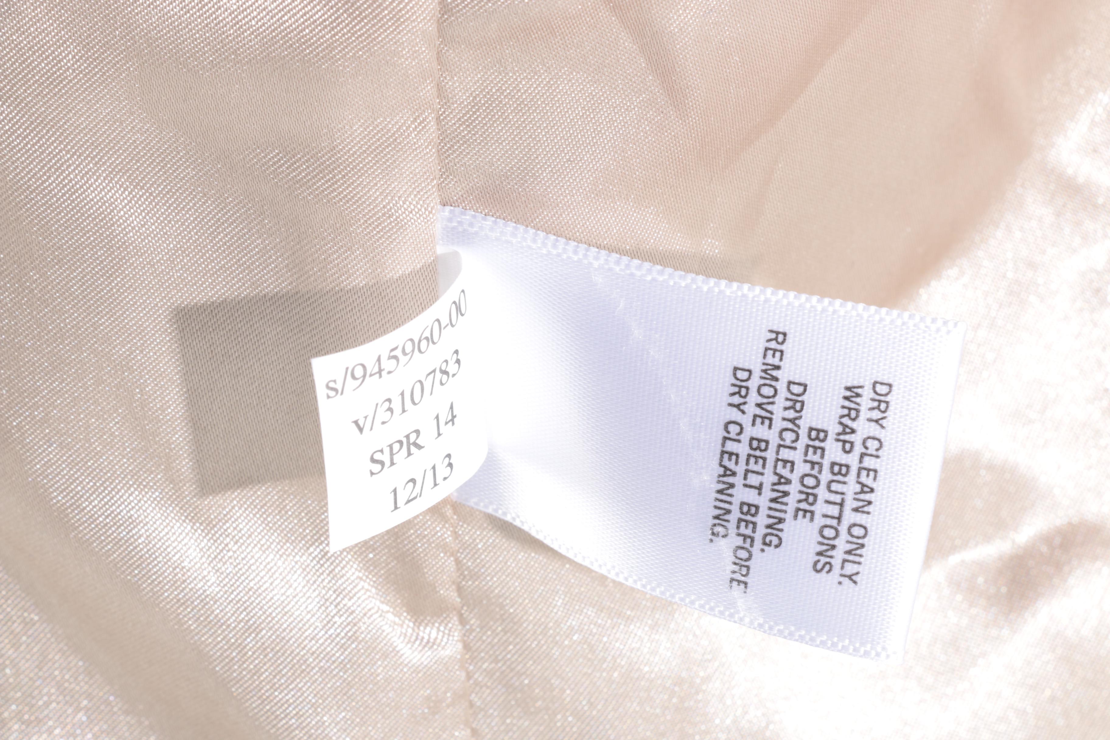 Women's Banana Republic Striped Trench Coat