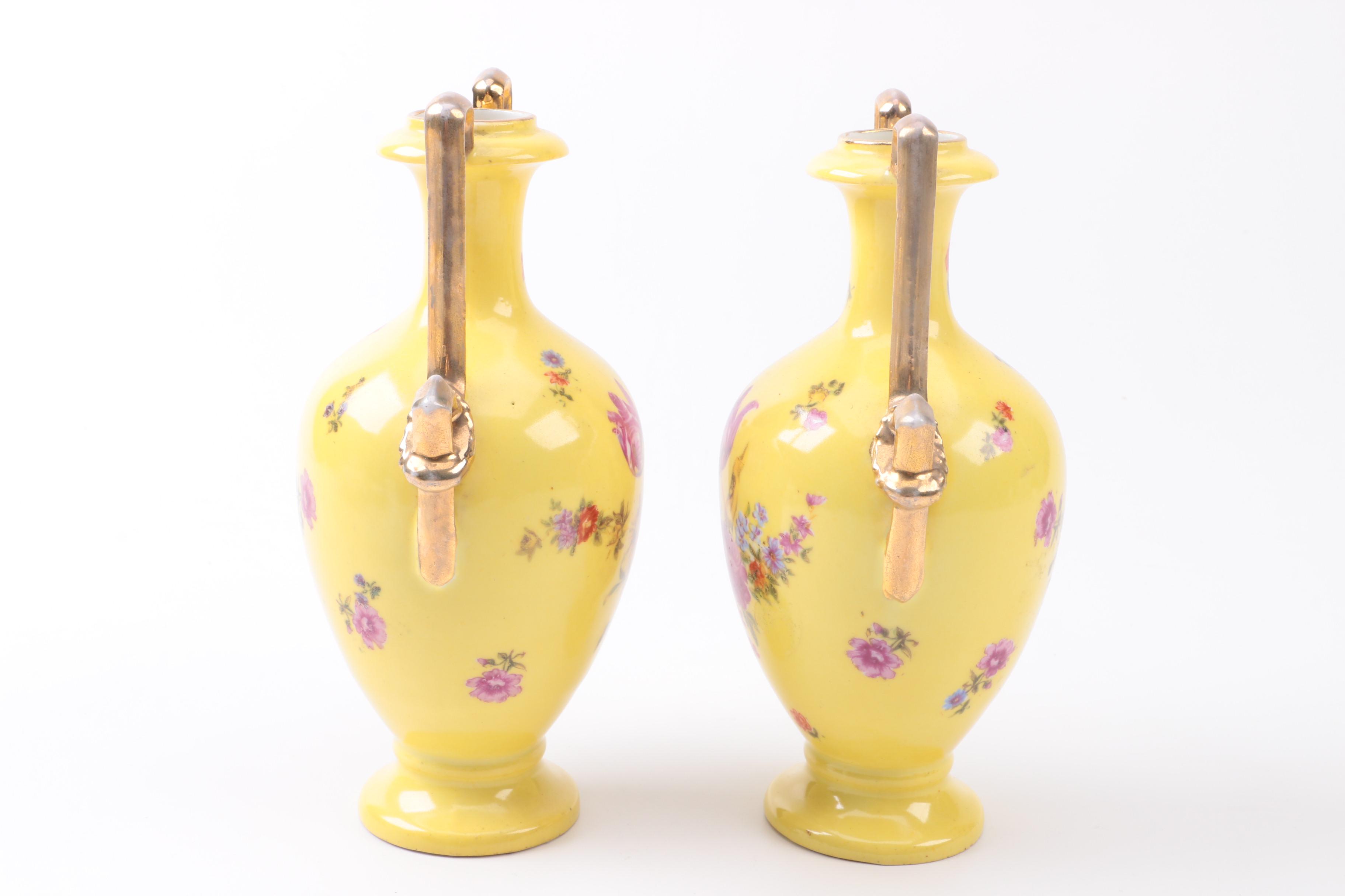 Porcelain Decor Assortment, including Schierholz Porcelain Vases