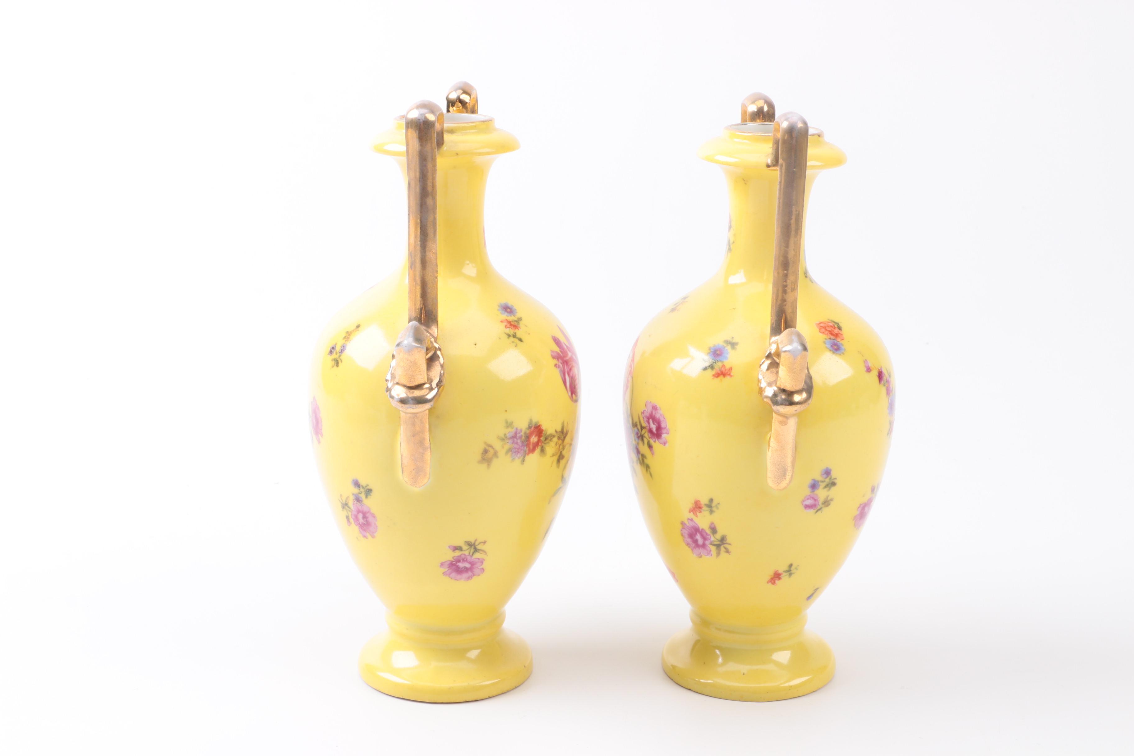 Porcelain Decor Assortment, including Schierholz Porcelain Vases