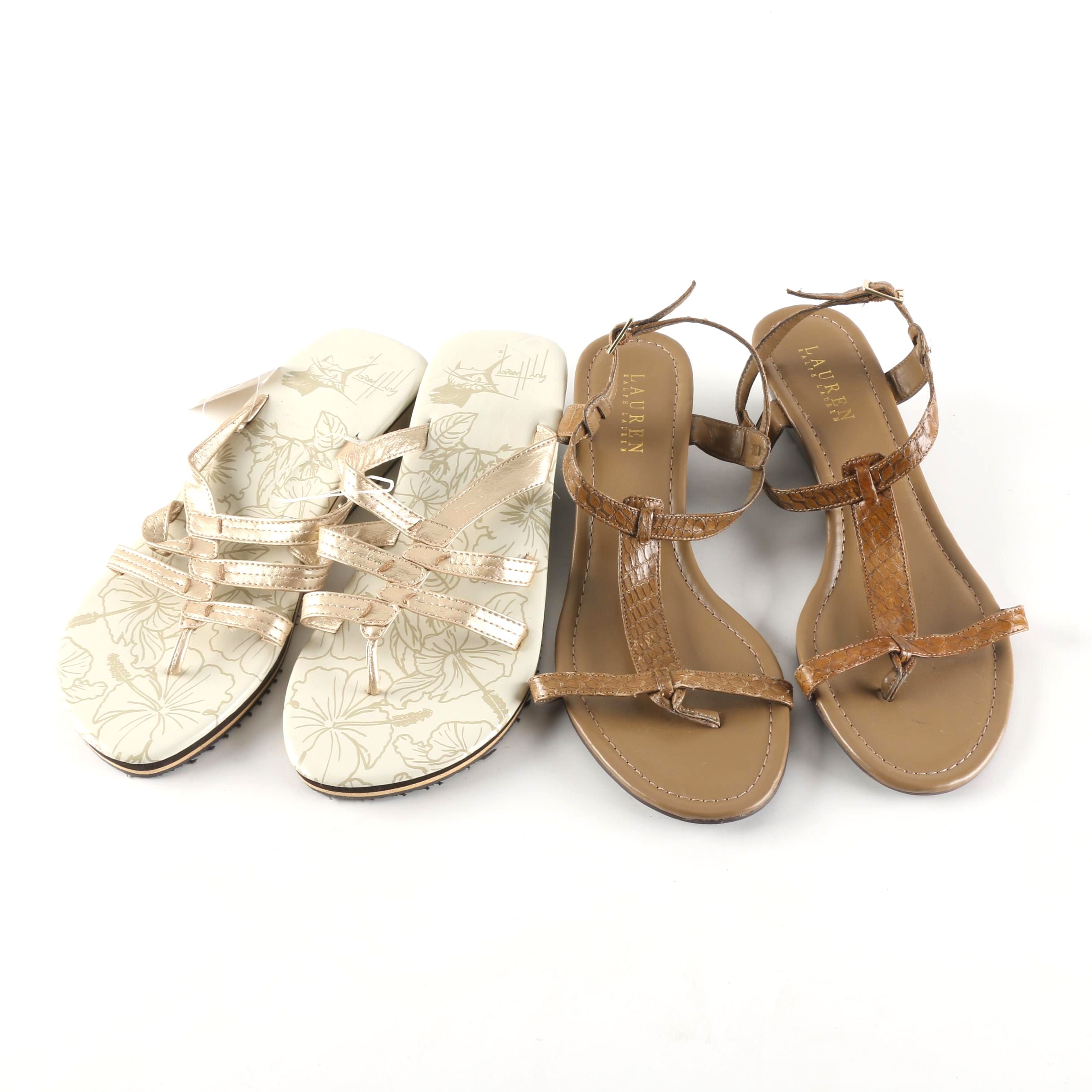 Lauren Ralph Lauren and Guy Harvey Sandals