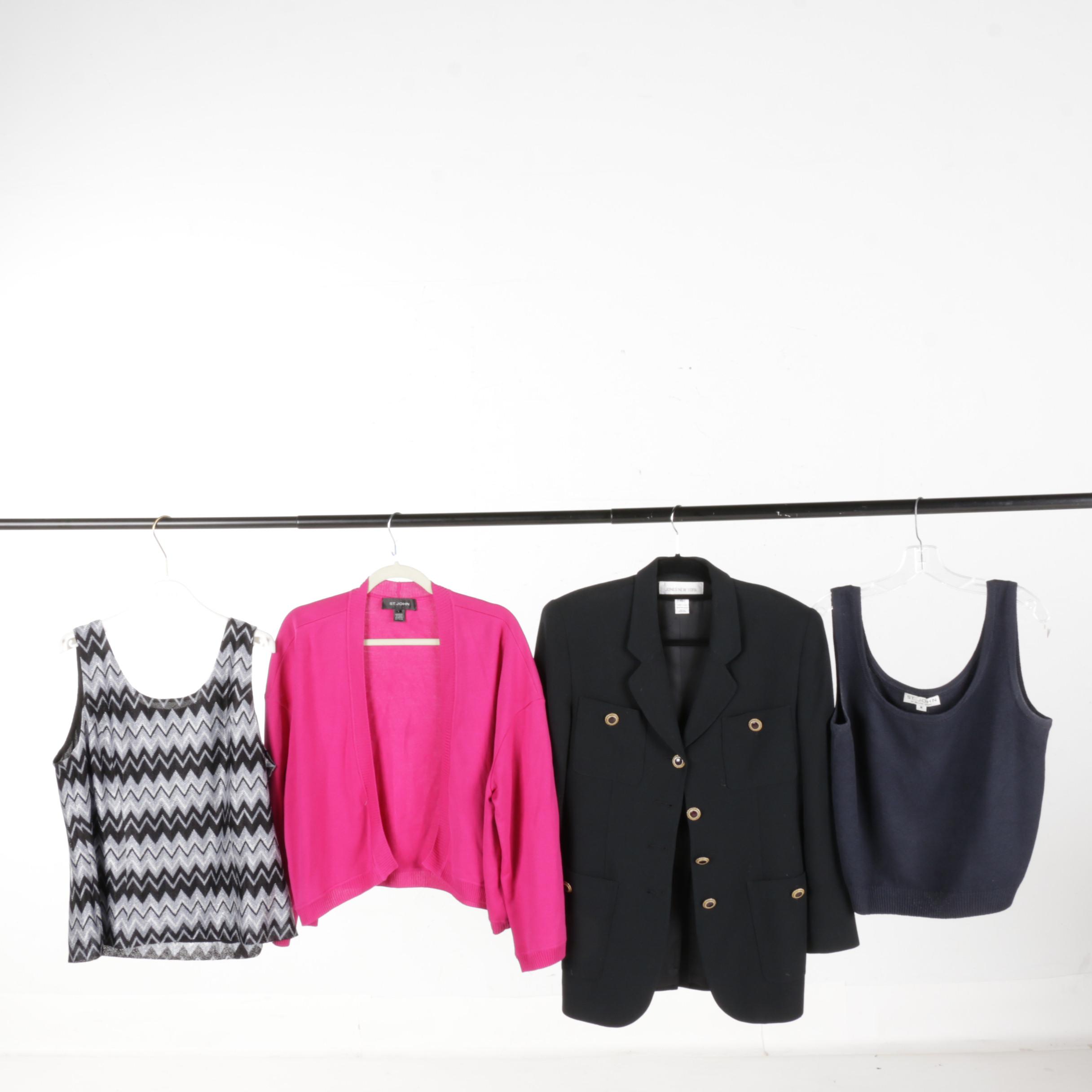 St. John Brand and Jones New York Tops and Outerwear