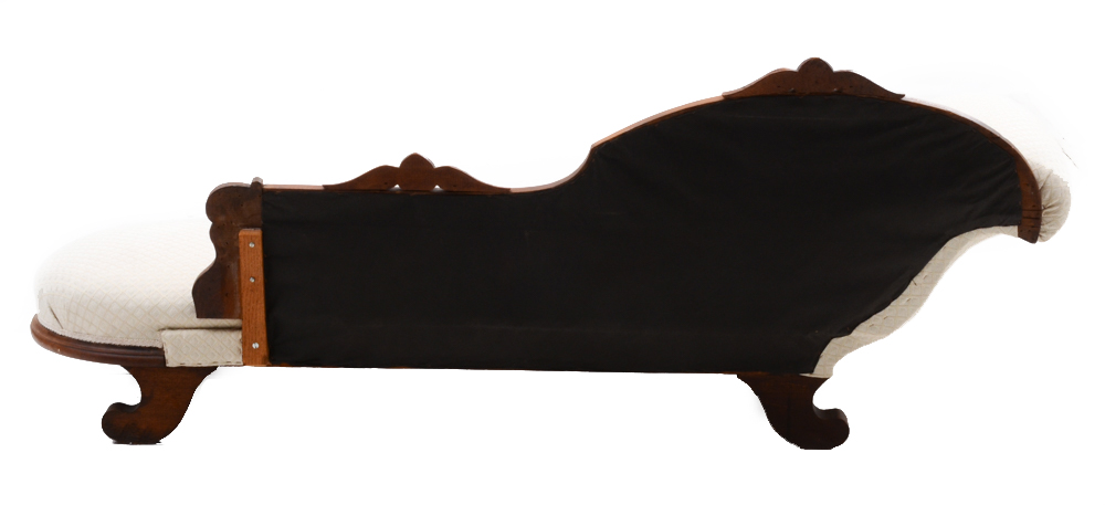 Antique Eastlake Style Méridienne Chaise