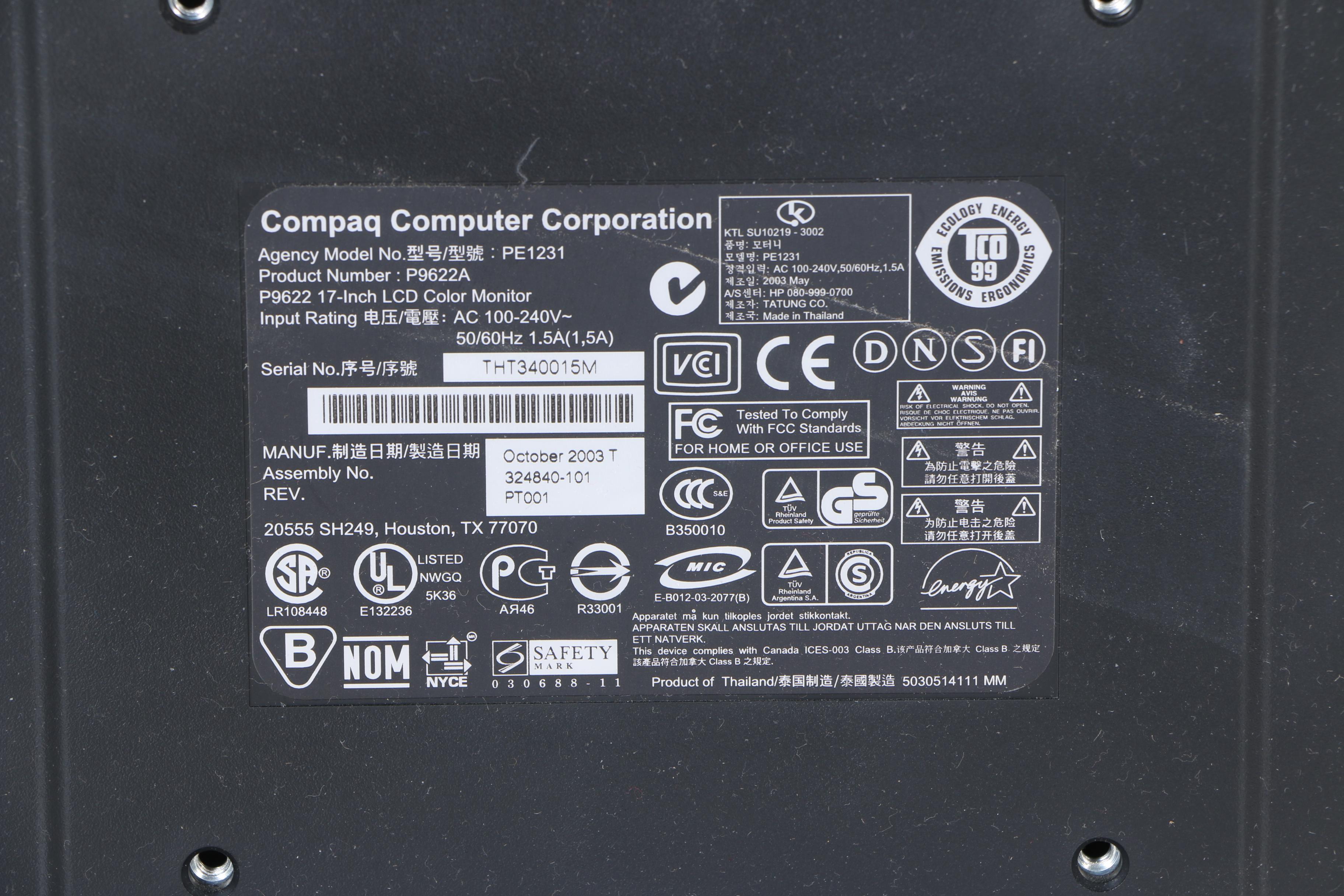 HumanWare Electronic Magnifier with Compaq "FP 7317" Monitor