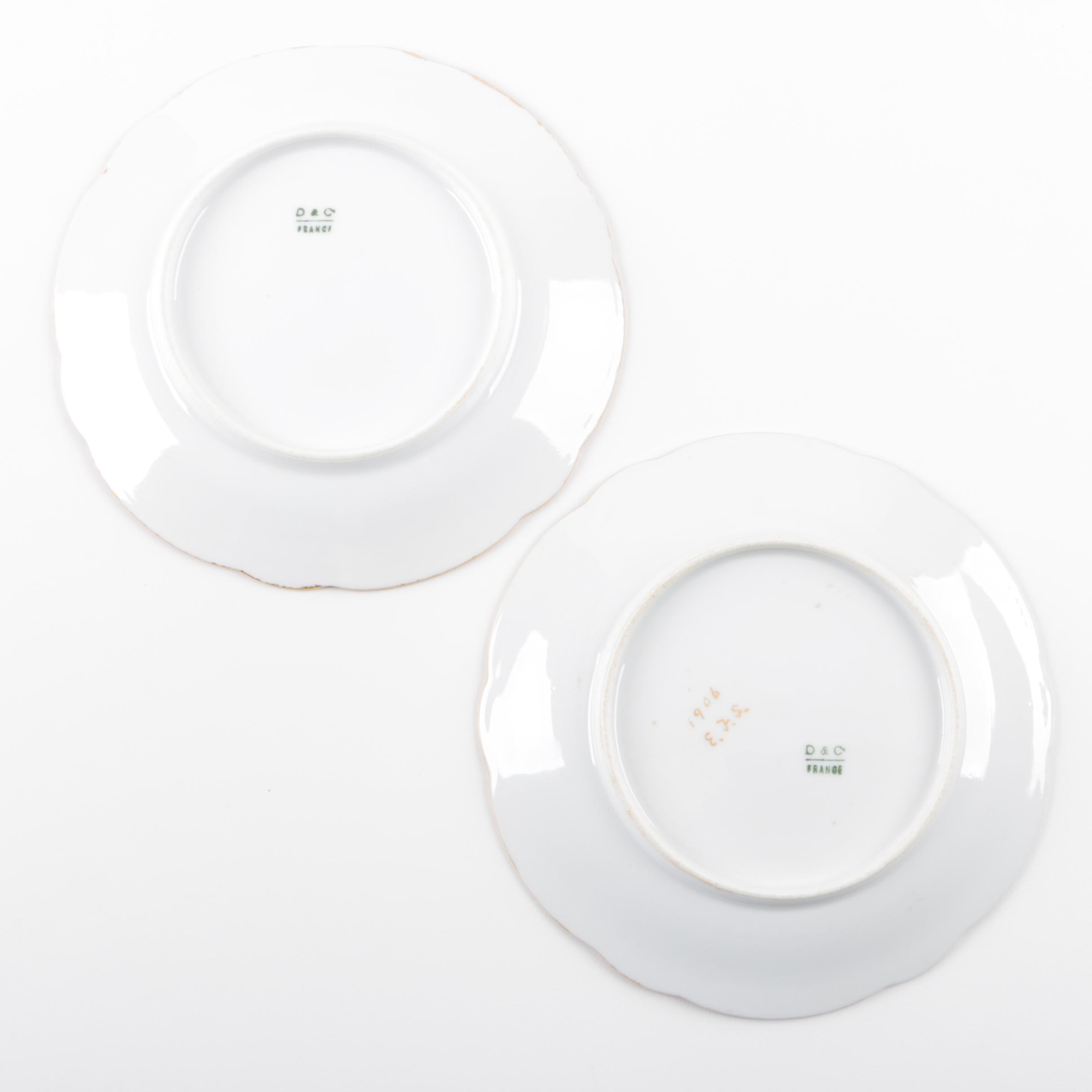 Porcelain Dishes Including Delinieres & Company Limoges