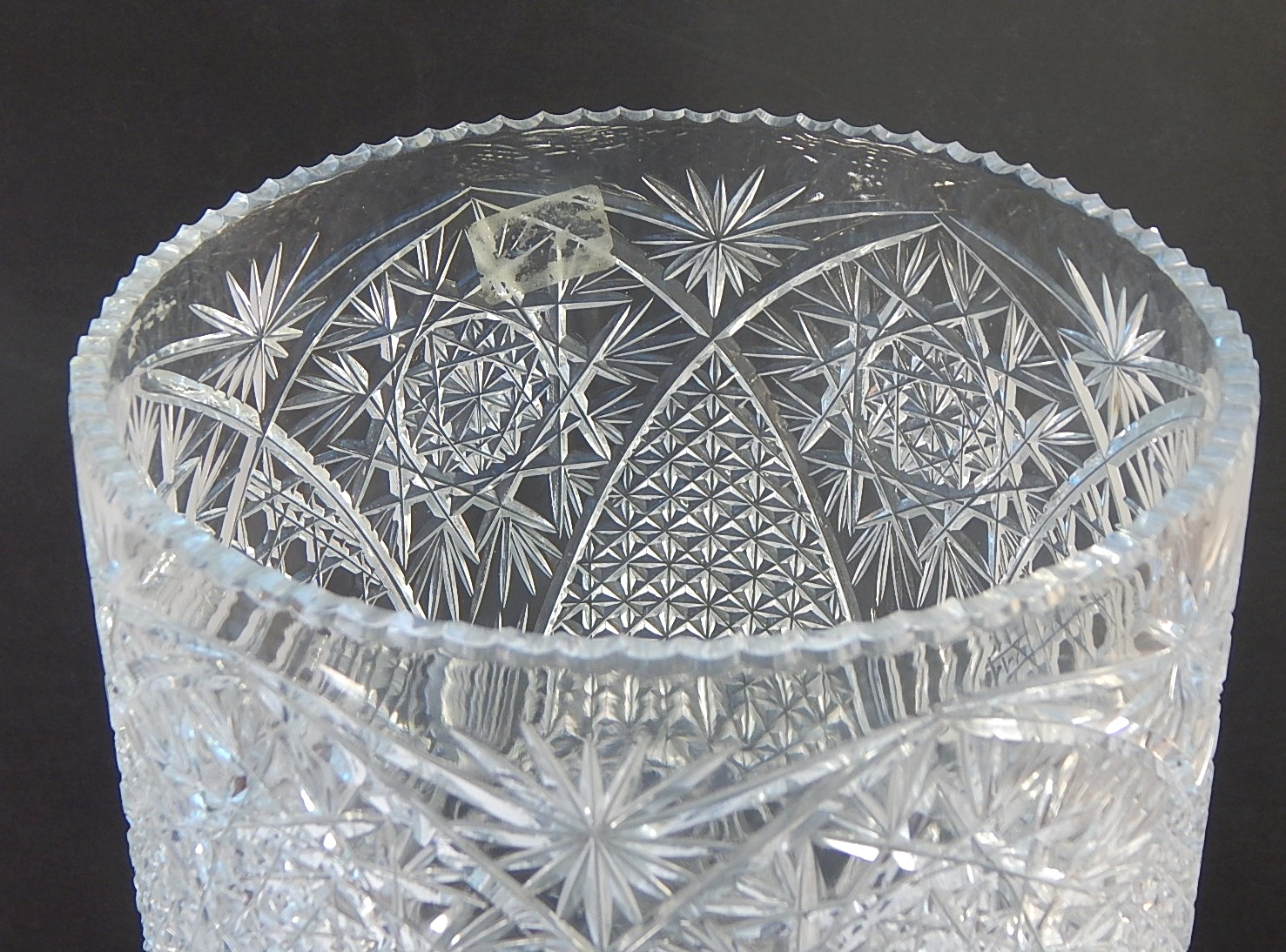 American Brilliant Cut Glass Umbrella Stand