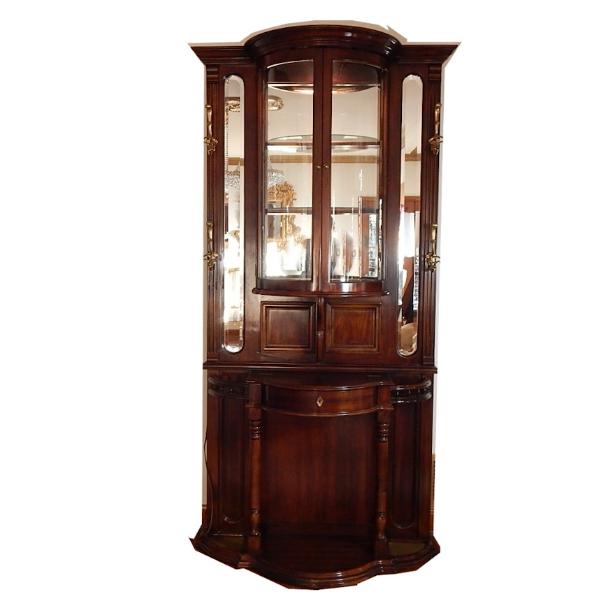 Cherry Hall Tree Display Cabinet