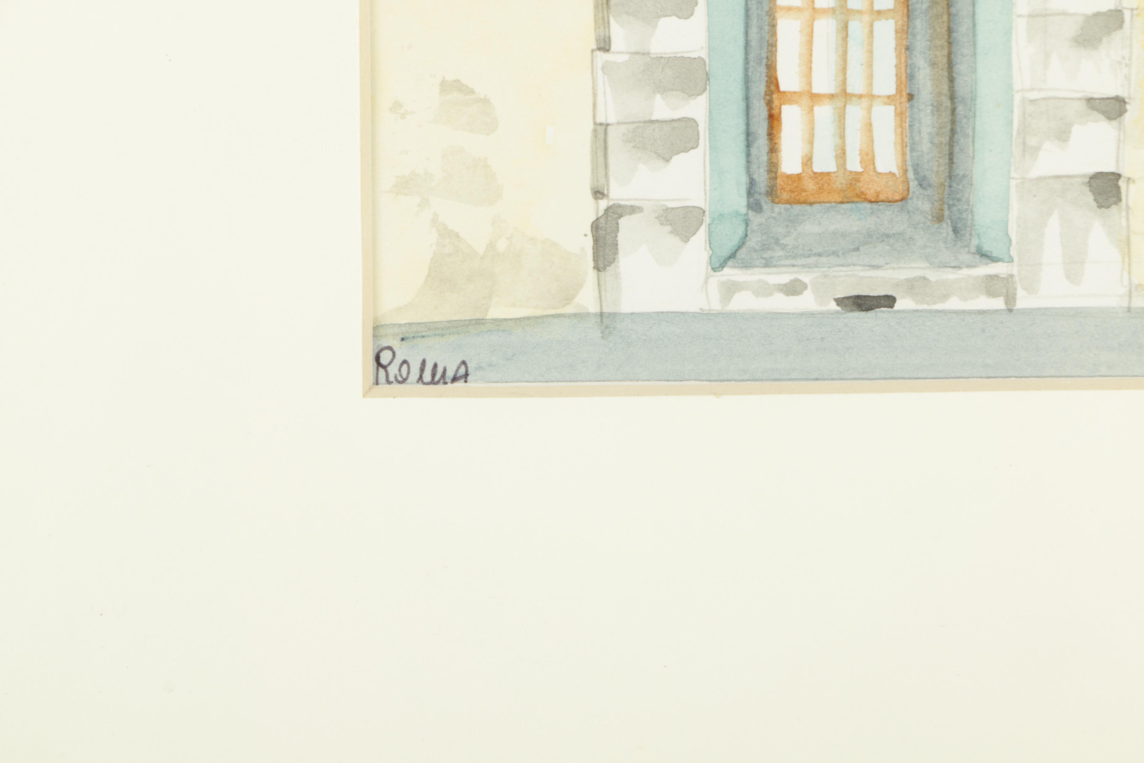 Watercolor on Paper "Roma"