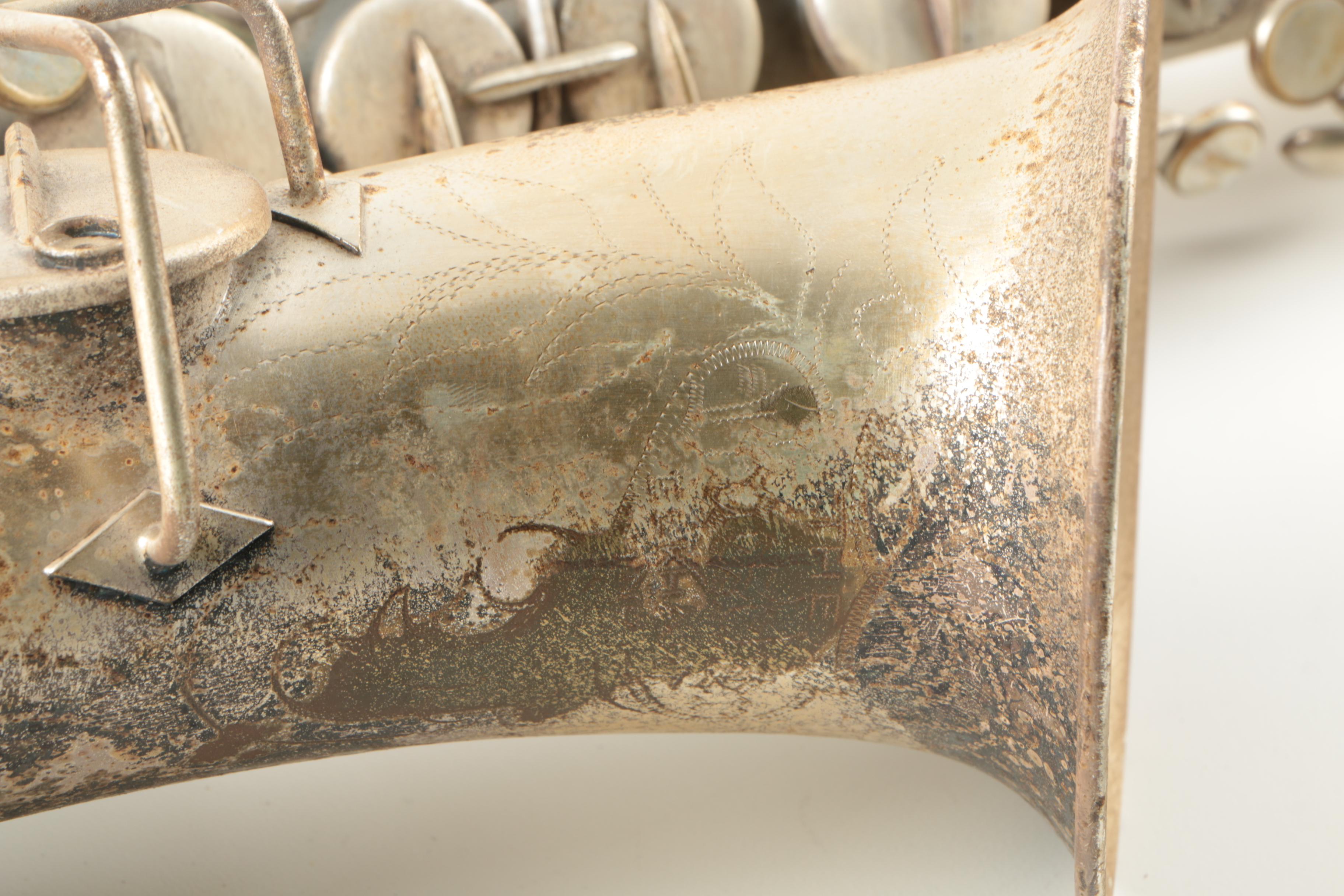 Vintage Buescher Elkhart True-Tone Low Pitch Saxophone