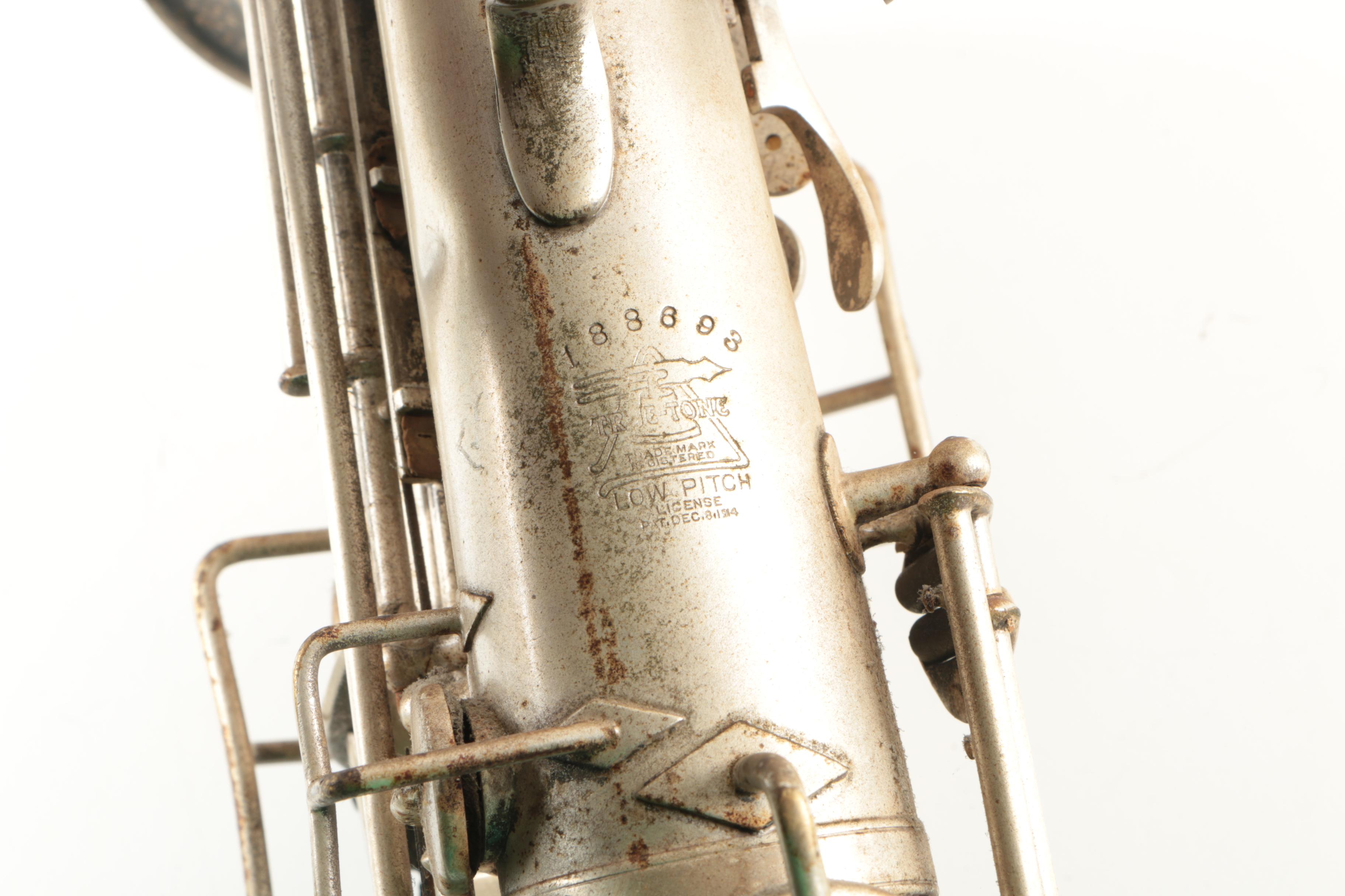 Vintage Buescher Elkhart True-Tone Low Pitch Saxophone