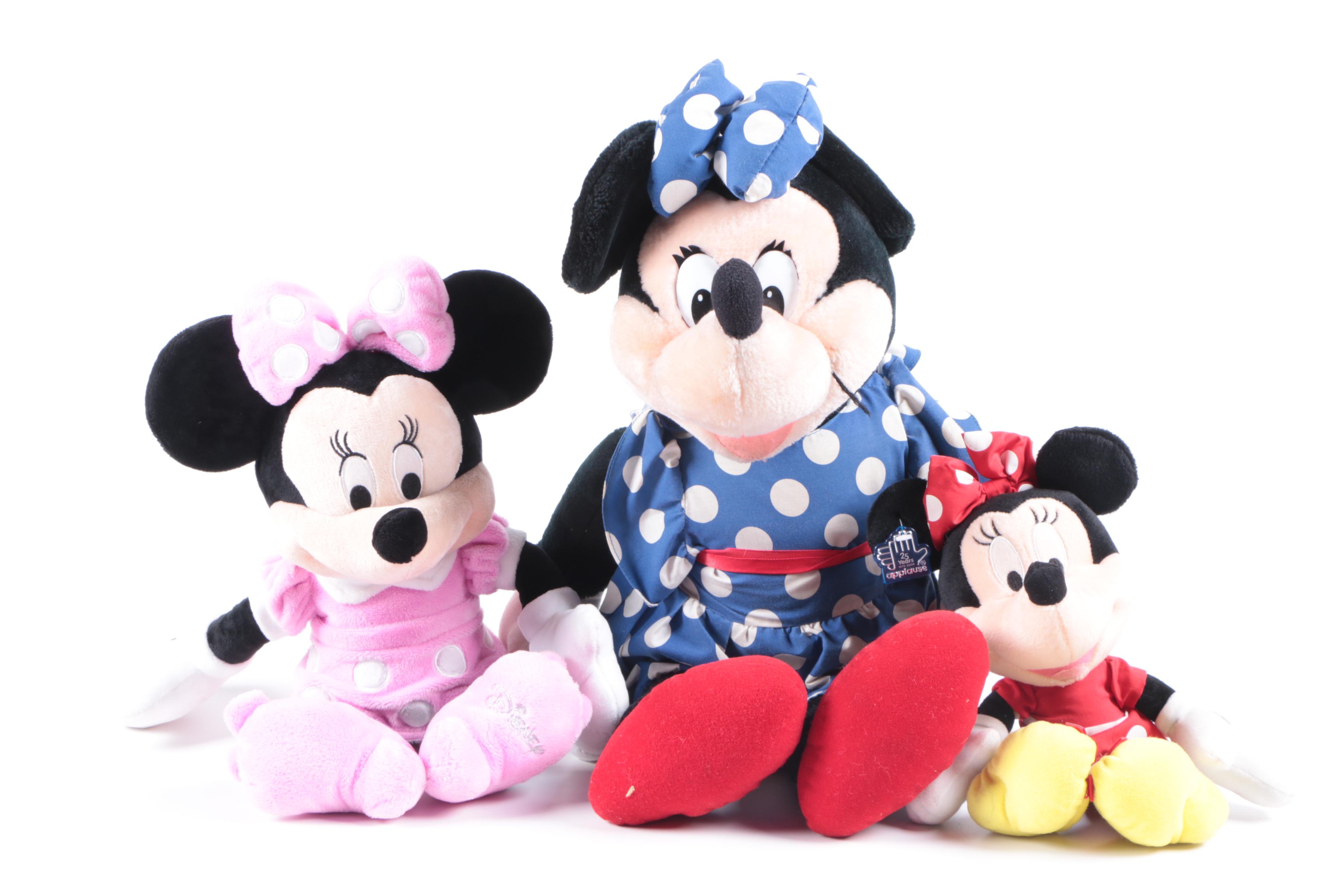 Plush Dolls and Plastic Pull-Toy Dog