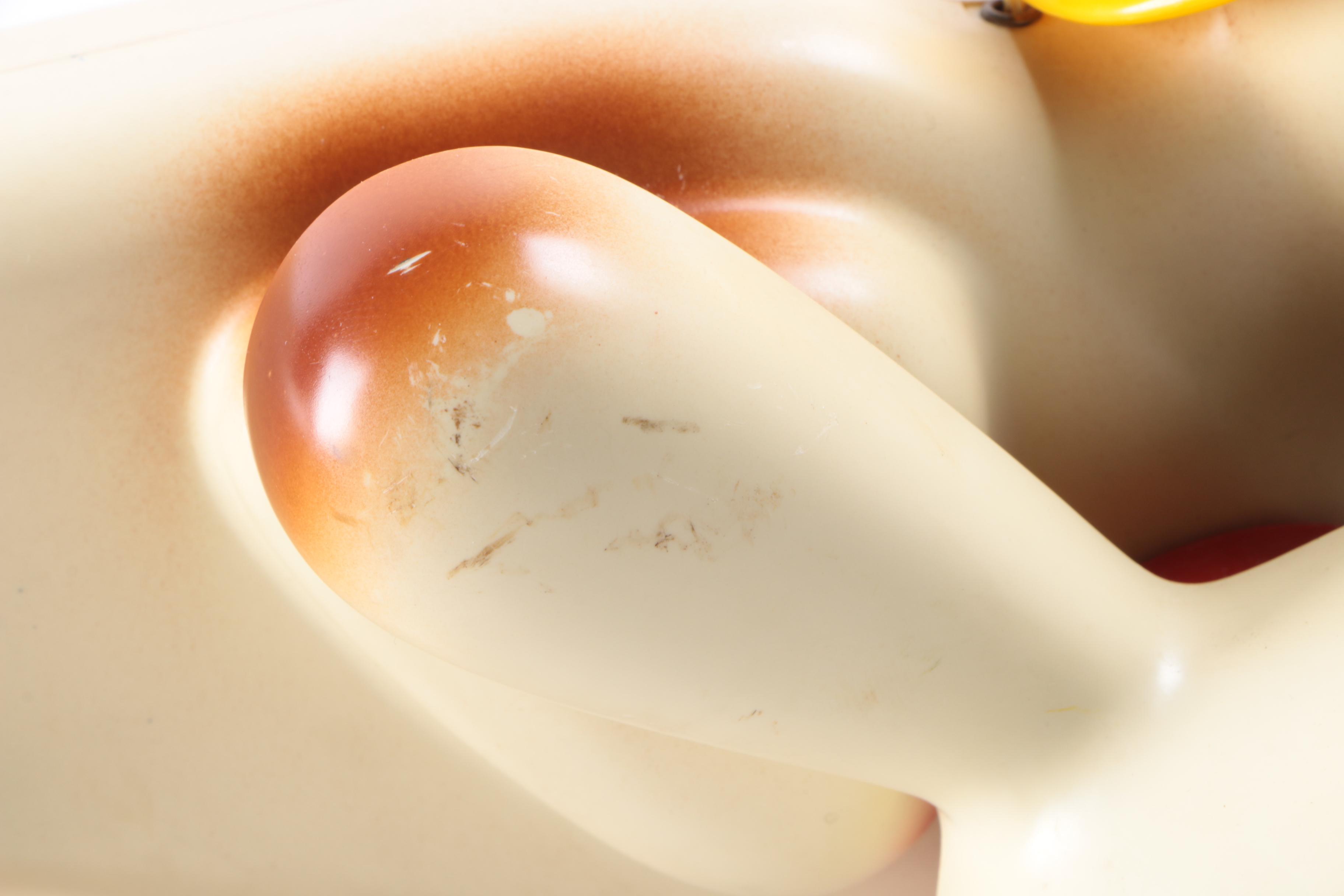 Plush Dolls and Plastic Pull-Toy Dog