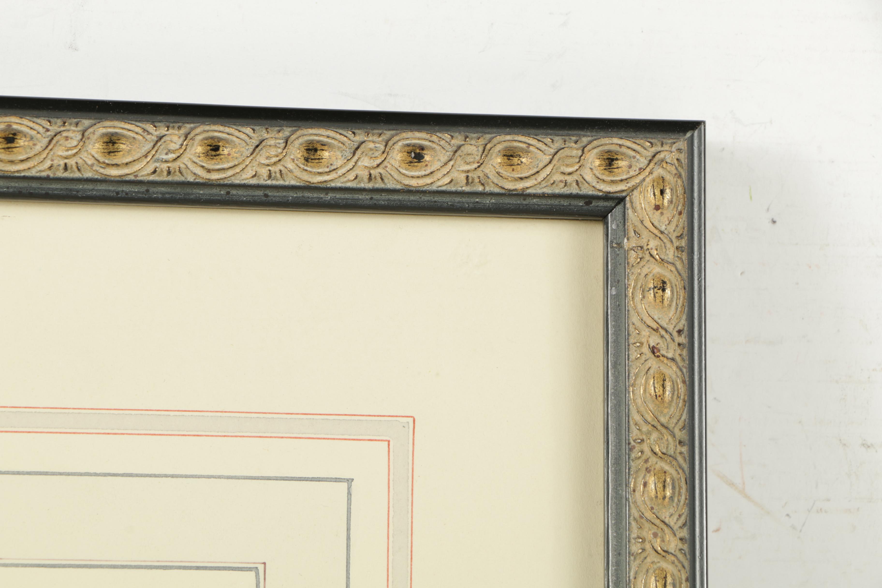 Flower and Moth Prints on Paper and John Derian Plate