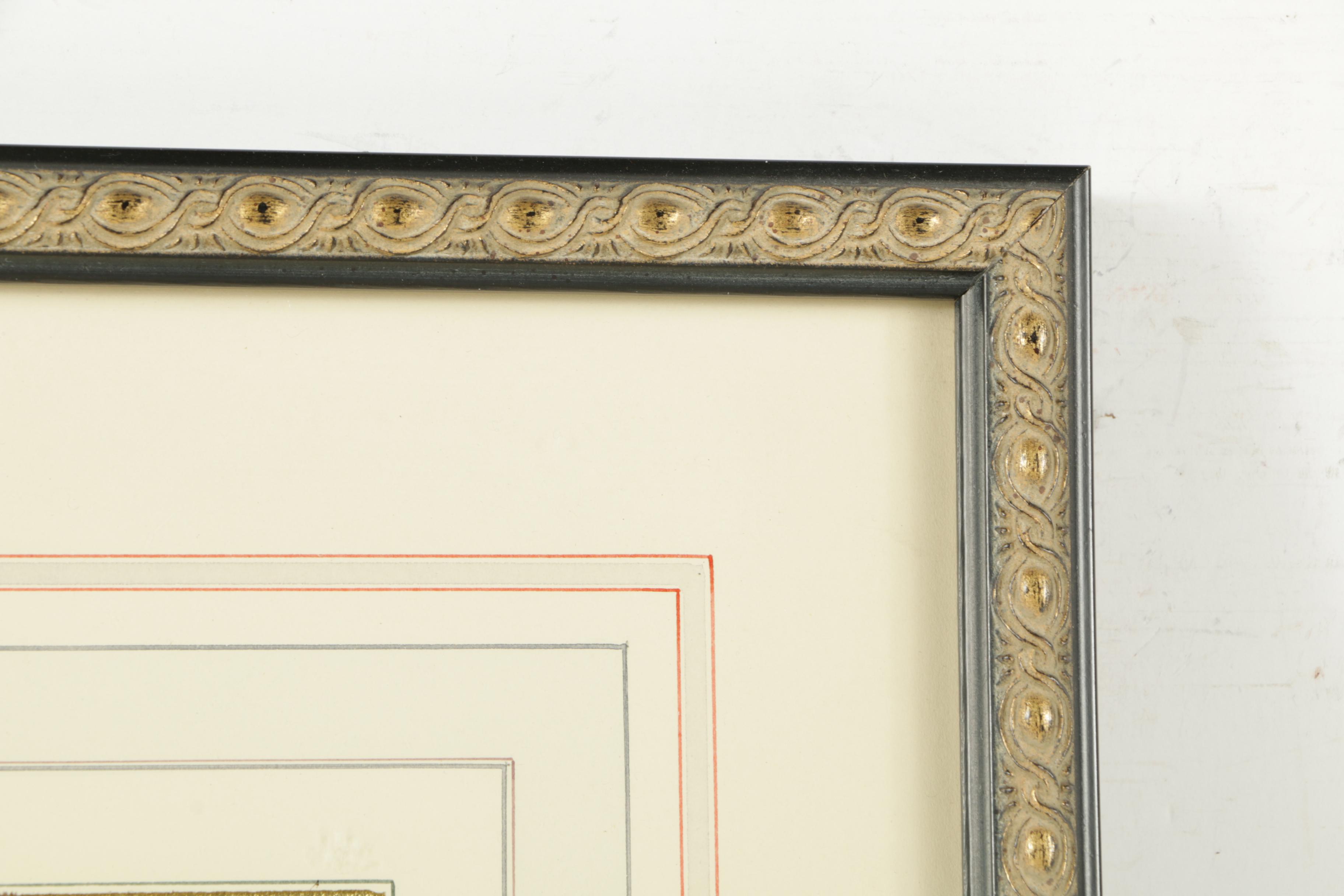 Flower and Moth Prints on Paper and John Derian Plate