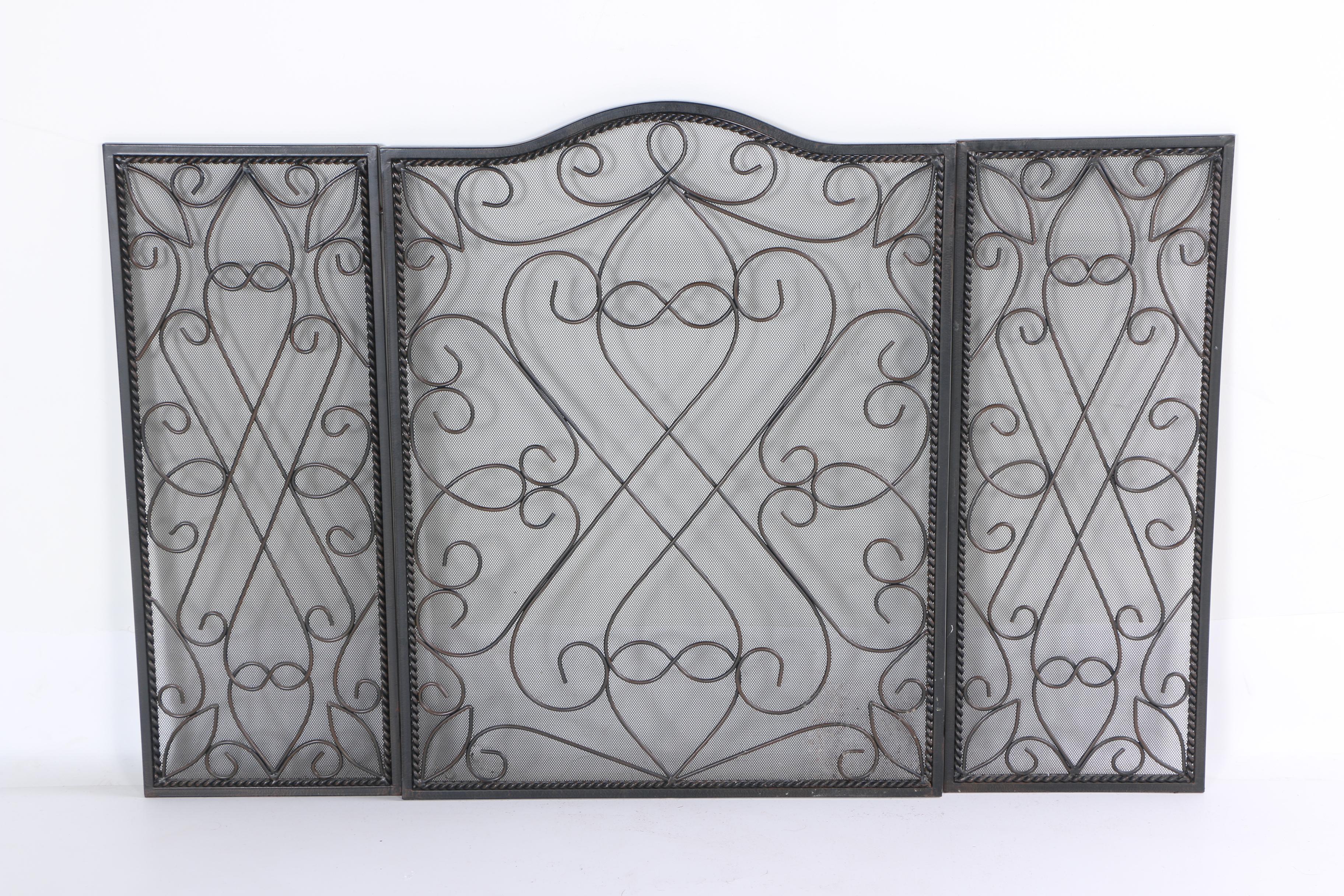 Collection of Metal Fireplace Accessories