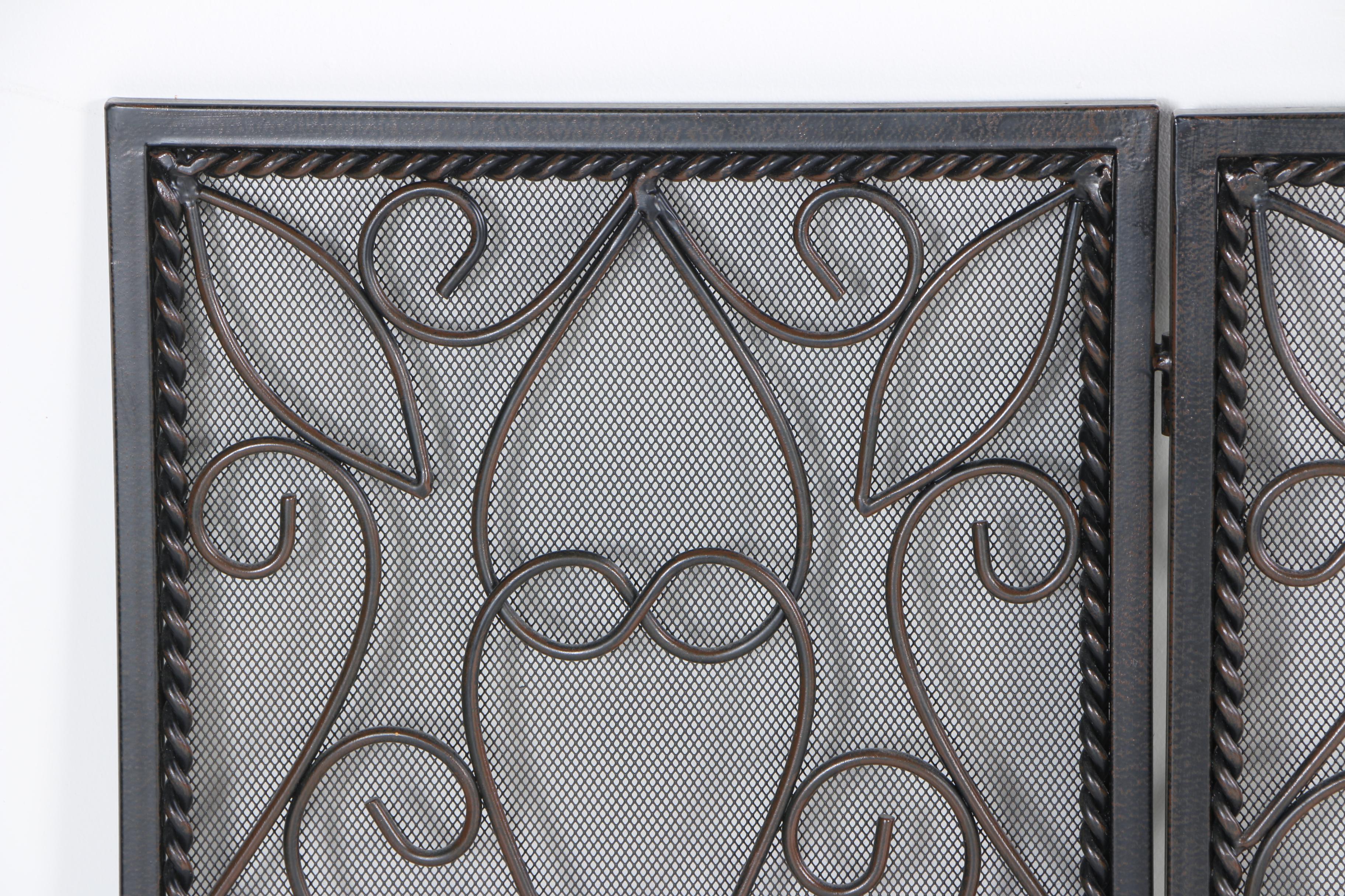 Collection of Metal Fireplace Accessories