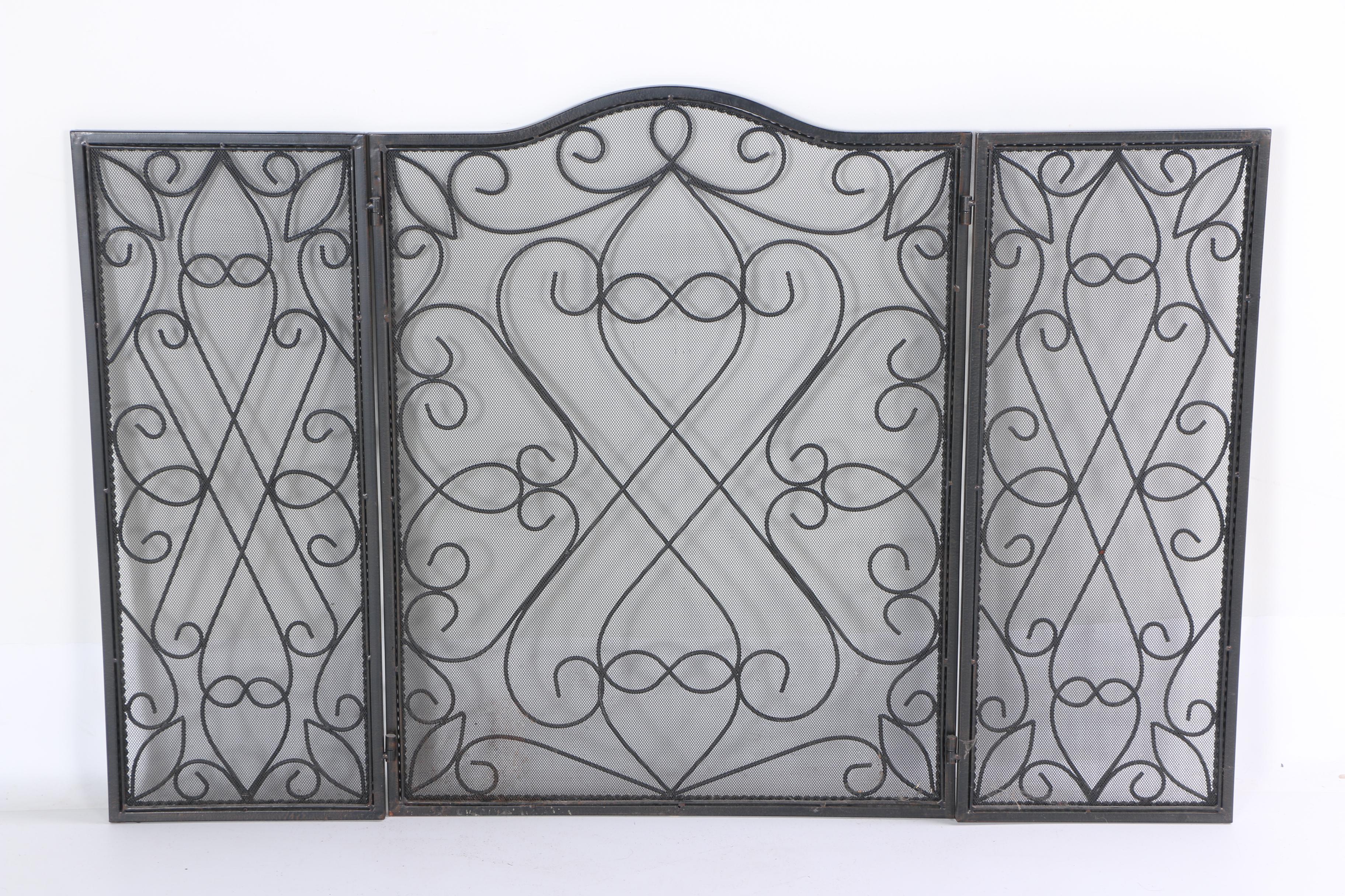 Collection of Metal Fireplace Accessories