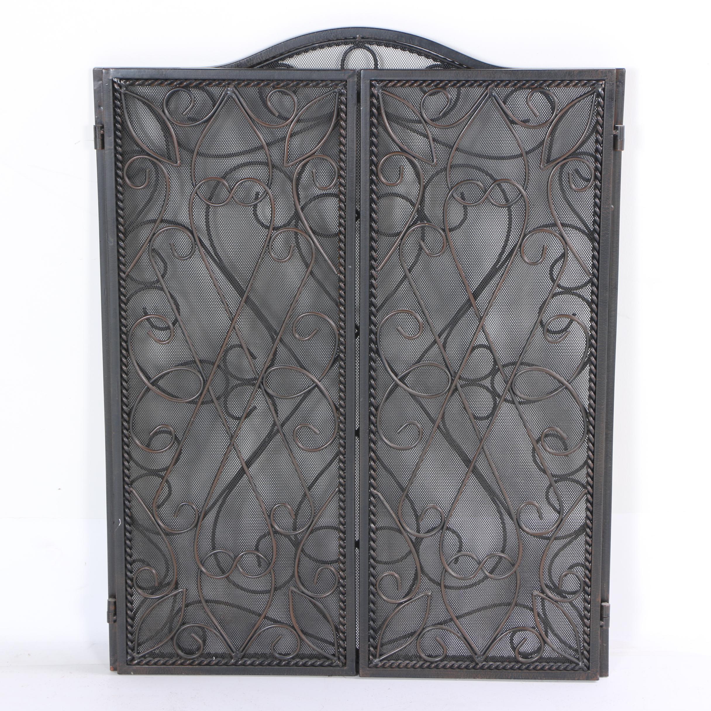 Collection of Metal Fireplace Accessories