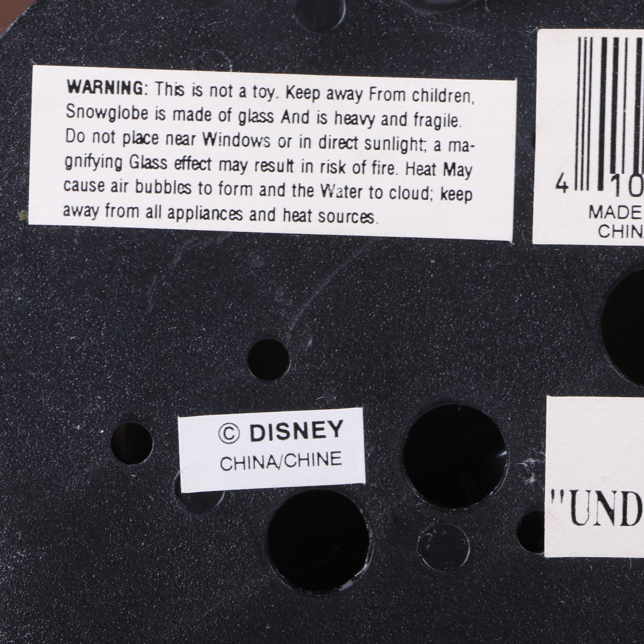 Disney "Little Mermaid" Snow Globe