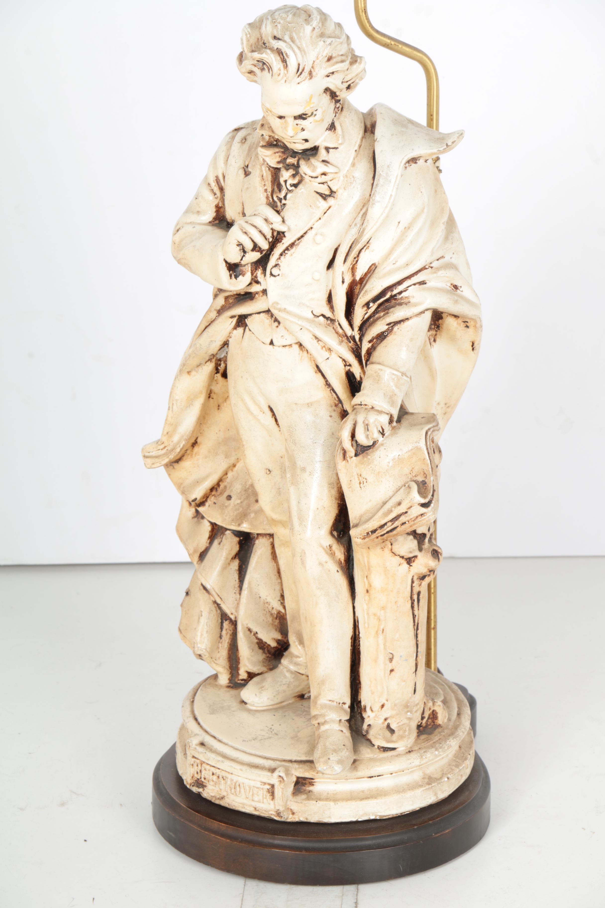 Beethoven Figural Table Lamp