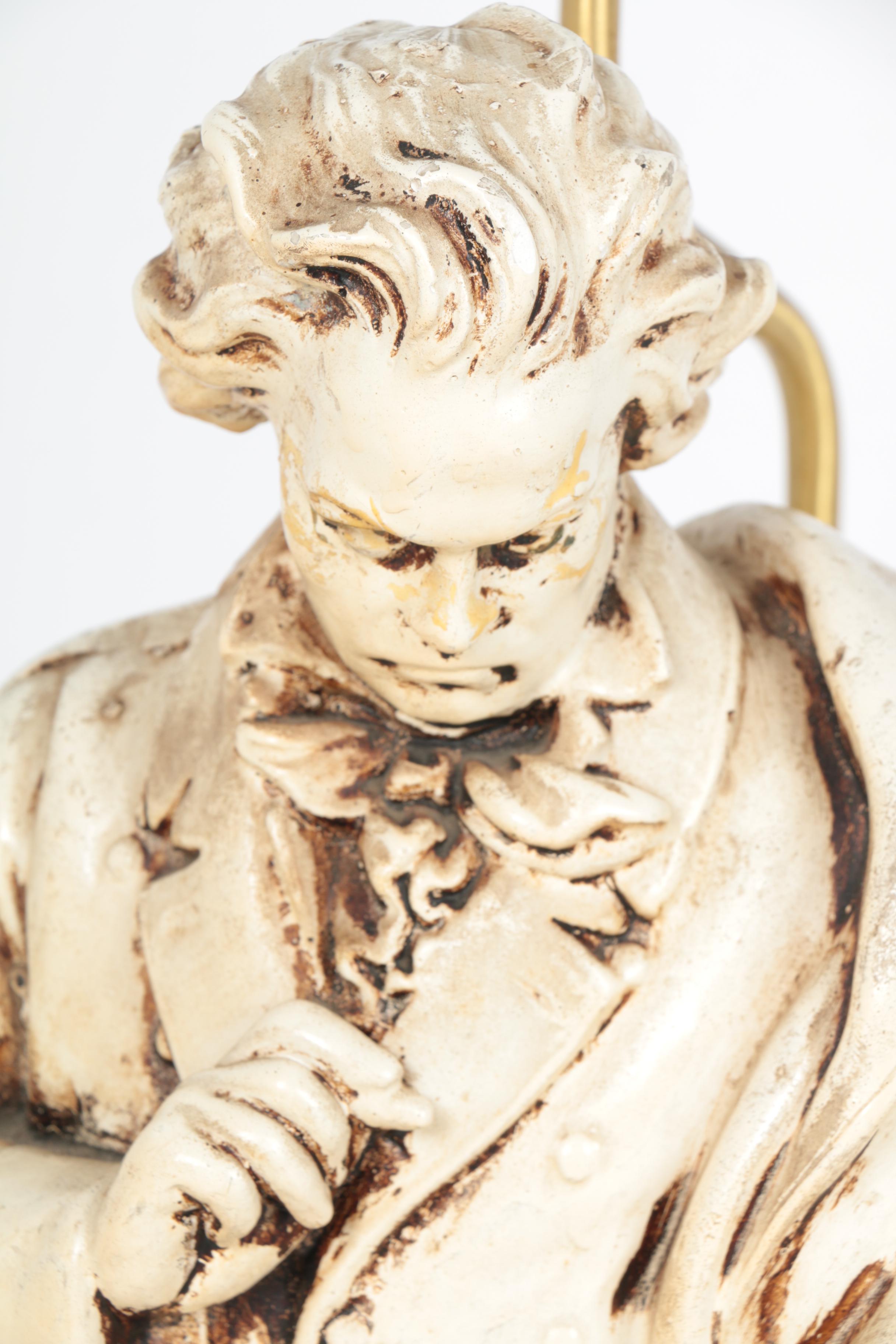 Beethoven Figural Table Lamp