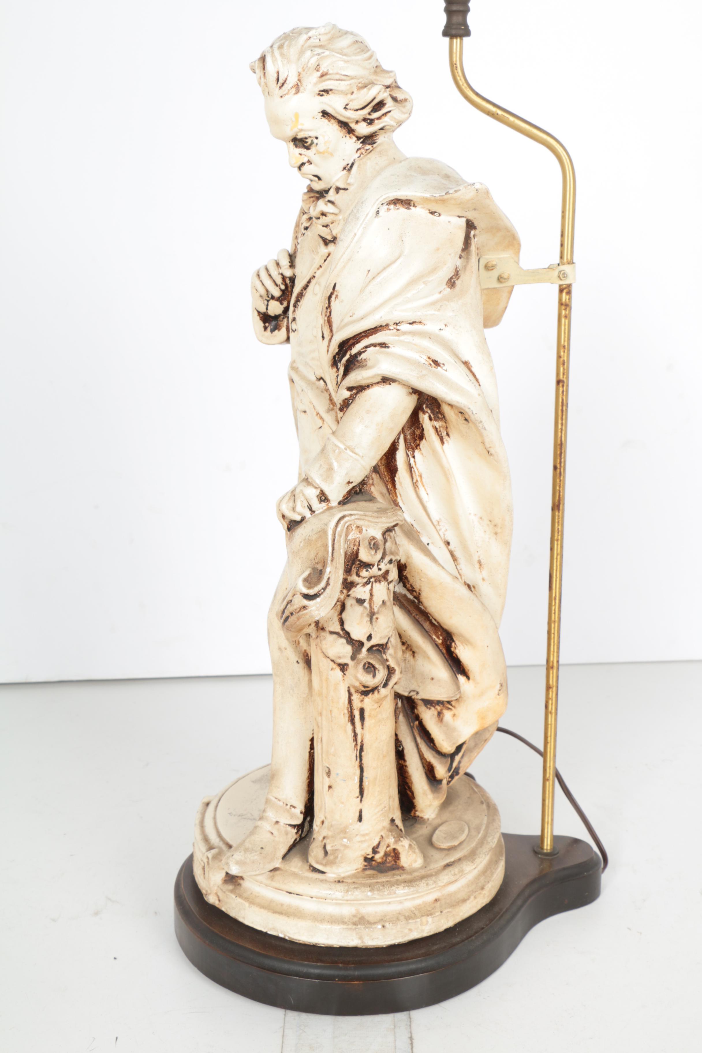 Beethoven Figural Table Lamp