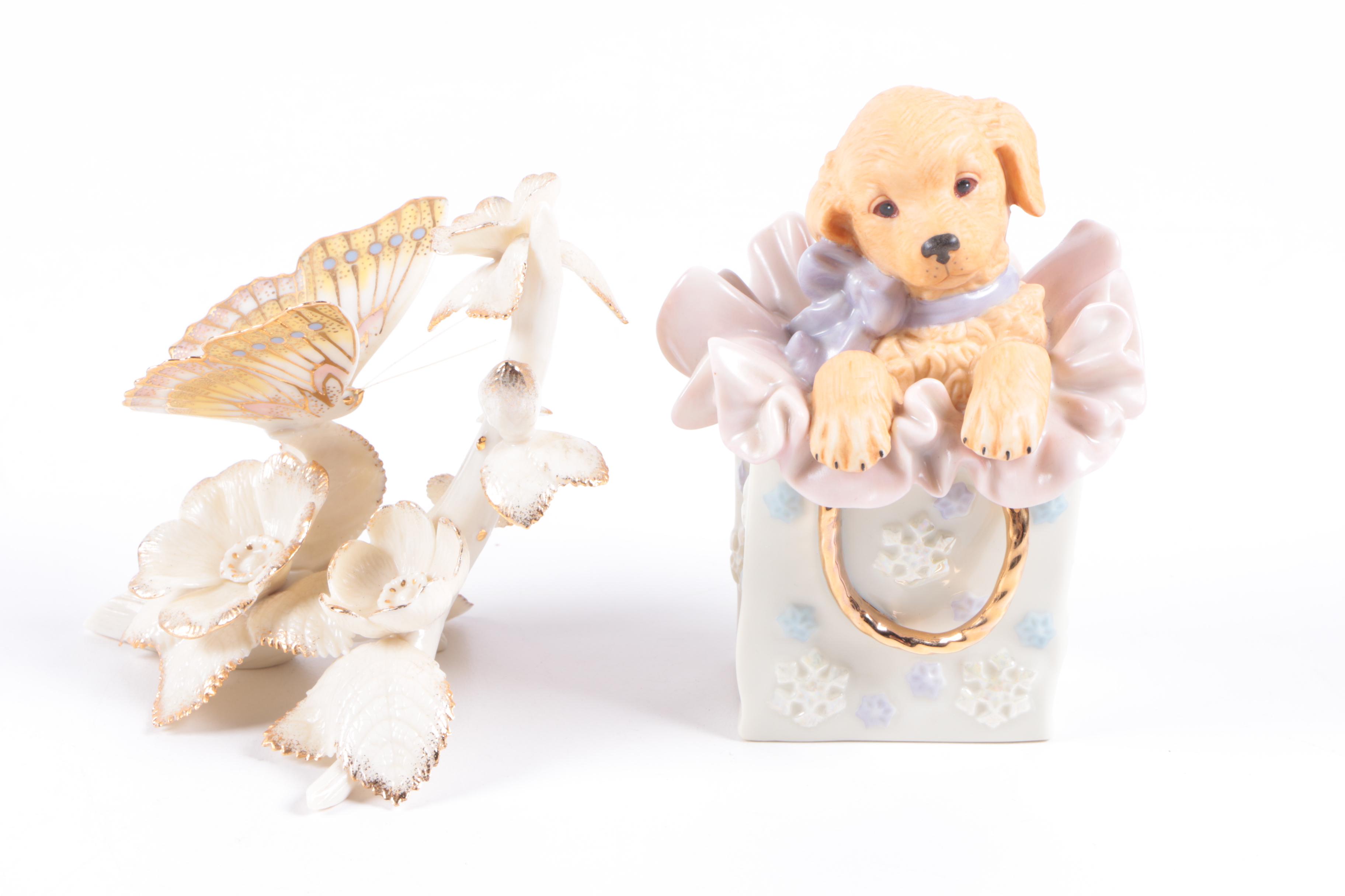 Lenox "Happy BIrthday Express" Porcelain Train and Music Box Chest