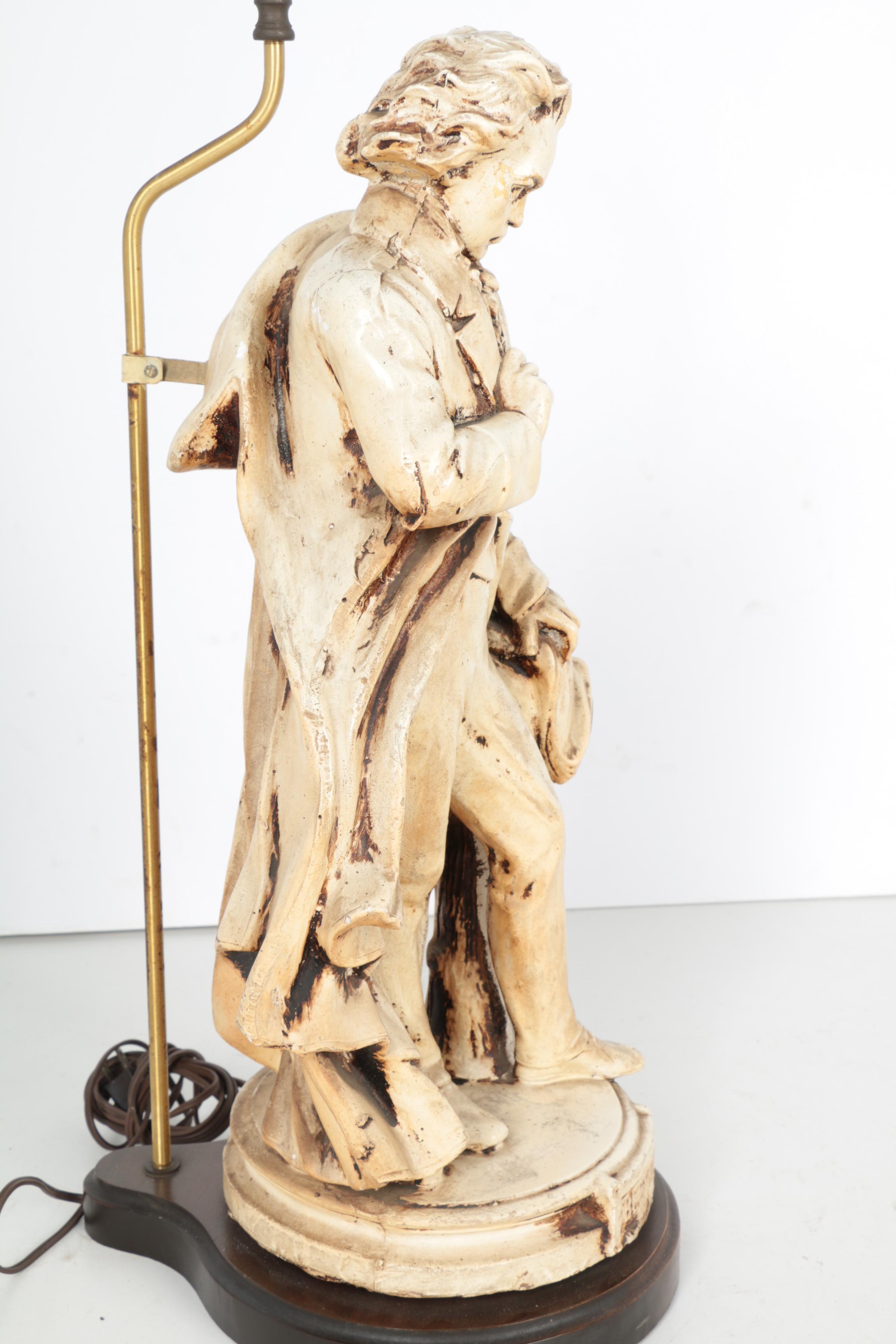 Beethoven Figural Table Lamp