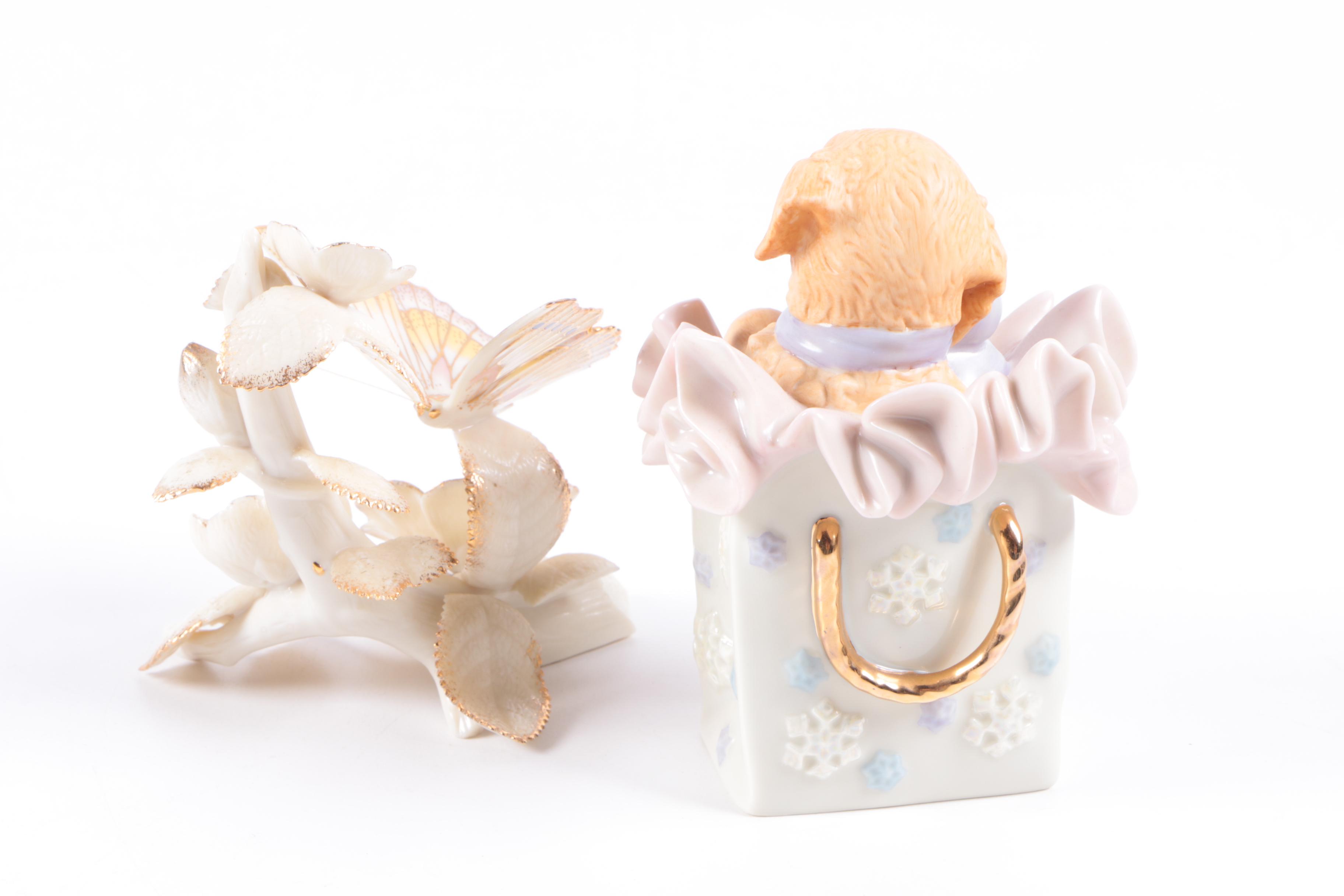 Lenox "Happy BIrthday Express" Porcelain Train and Music Box Chest