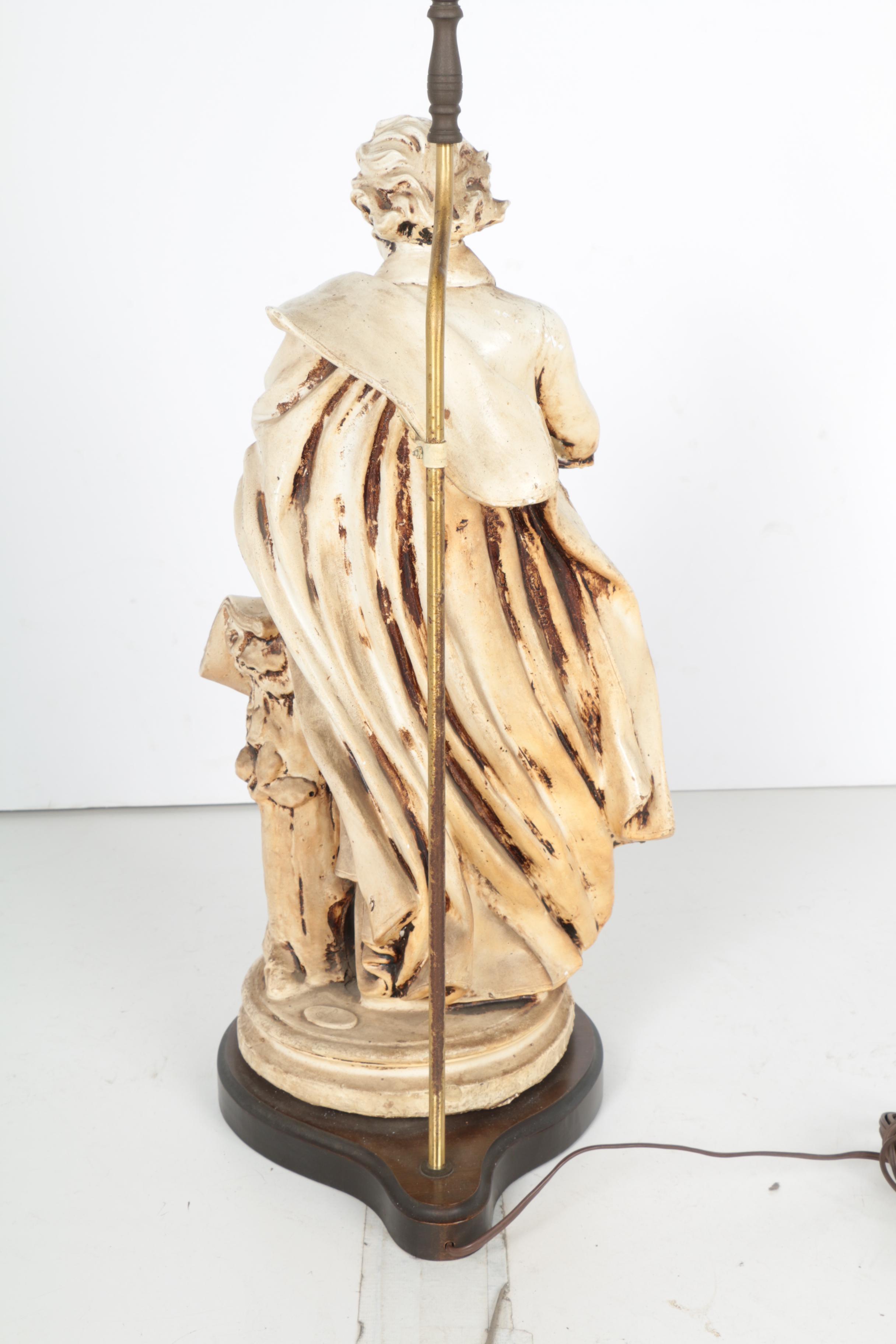 Beethoven Figural Table Lamp