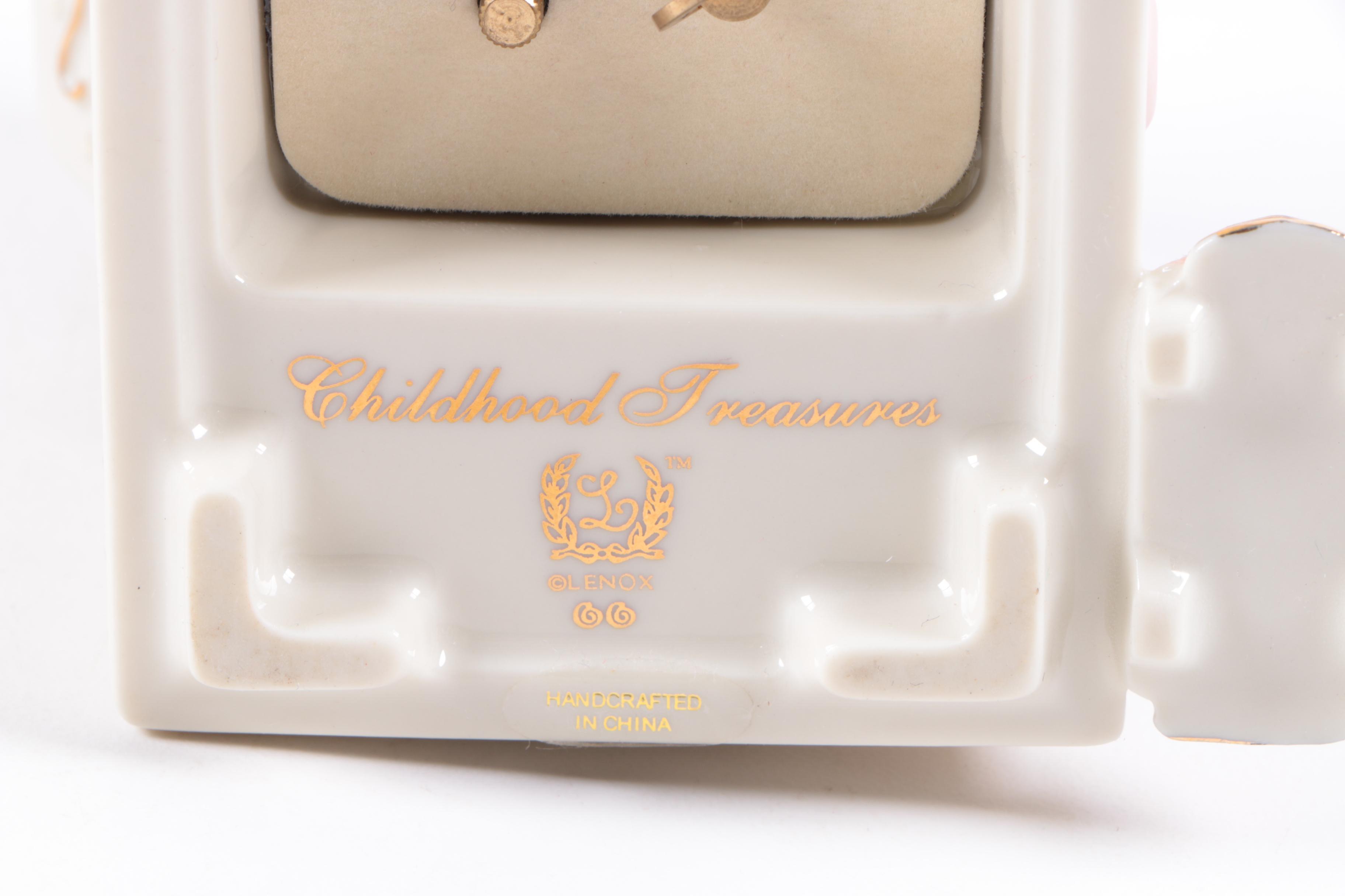 Lenox "Happy BIrthday Express" Porcelain Train and Music Box Chest