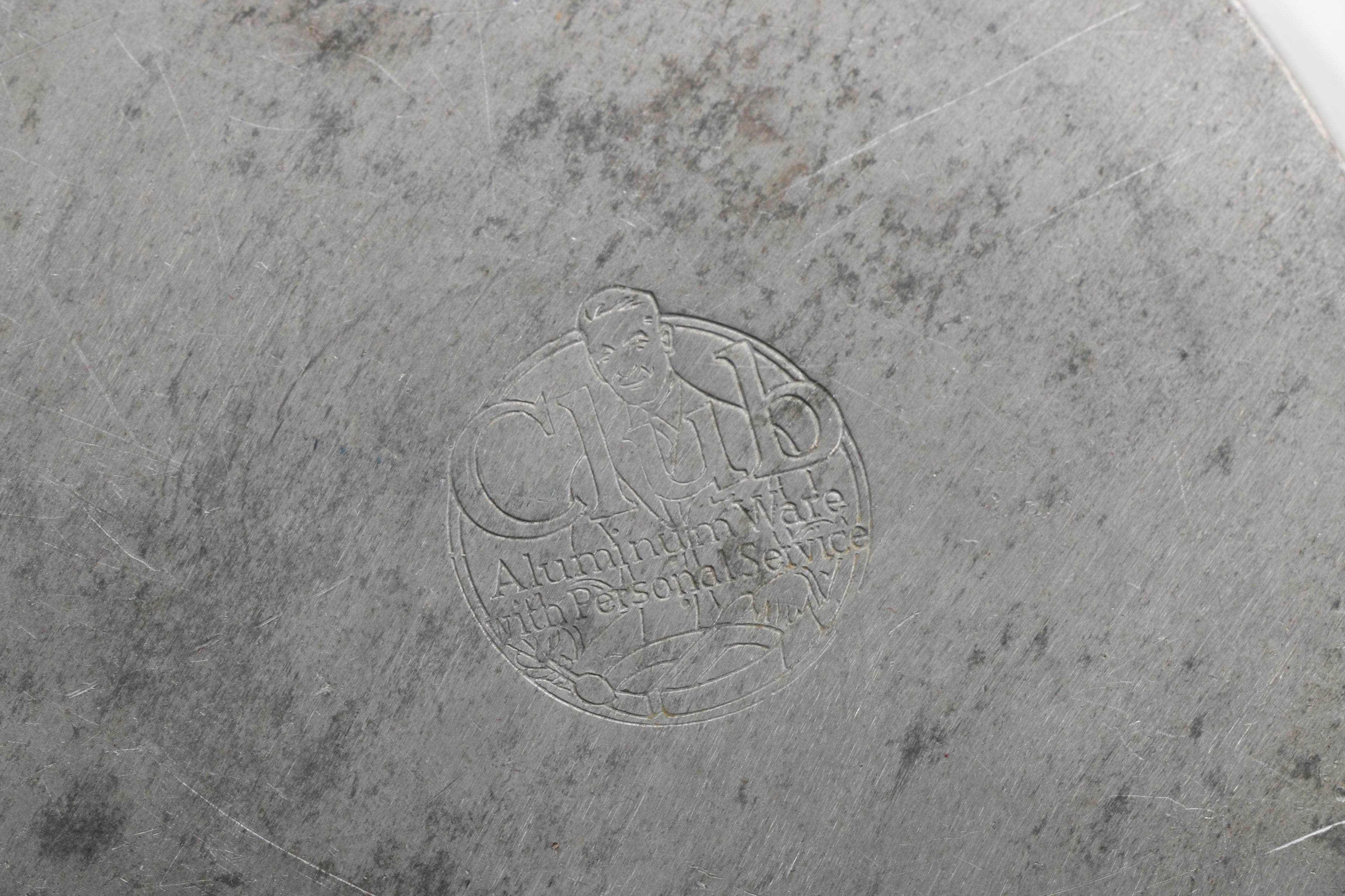 Vintage Club Aluminum Coffee Pot and Galvanized Decor