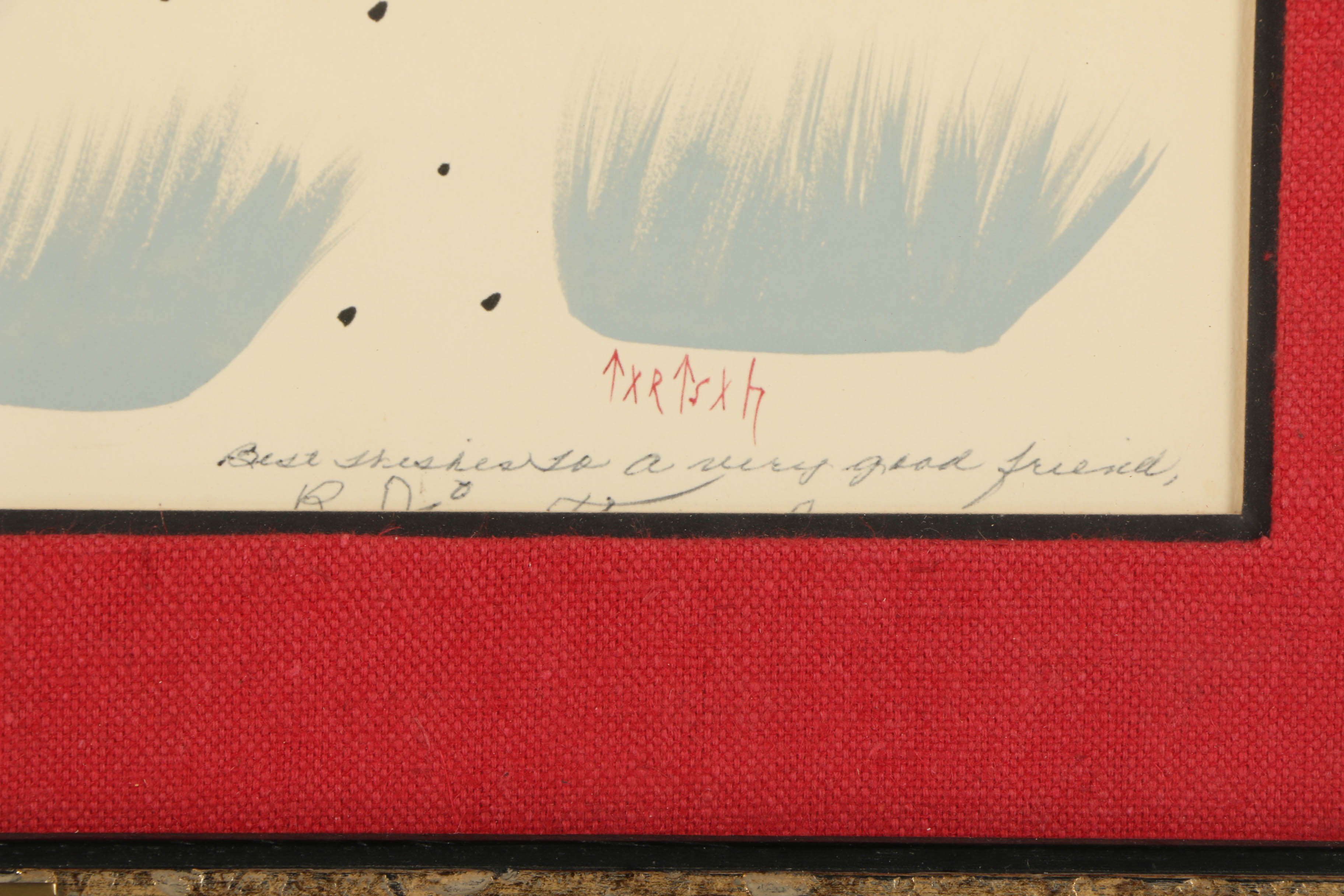 Pair of Jim Tartsah Watercolor on Paper of Native American Figurative Scenes