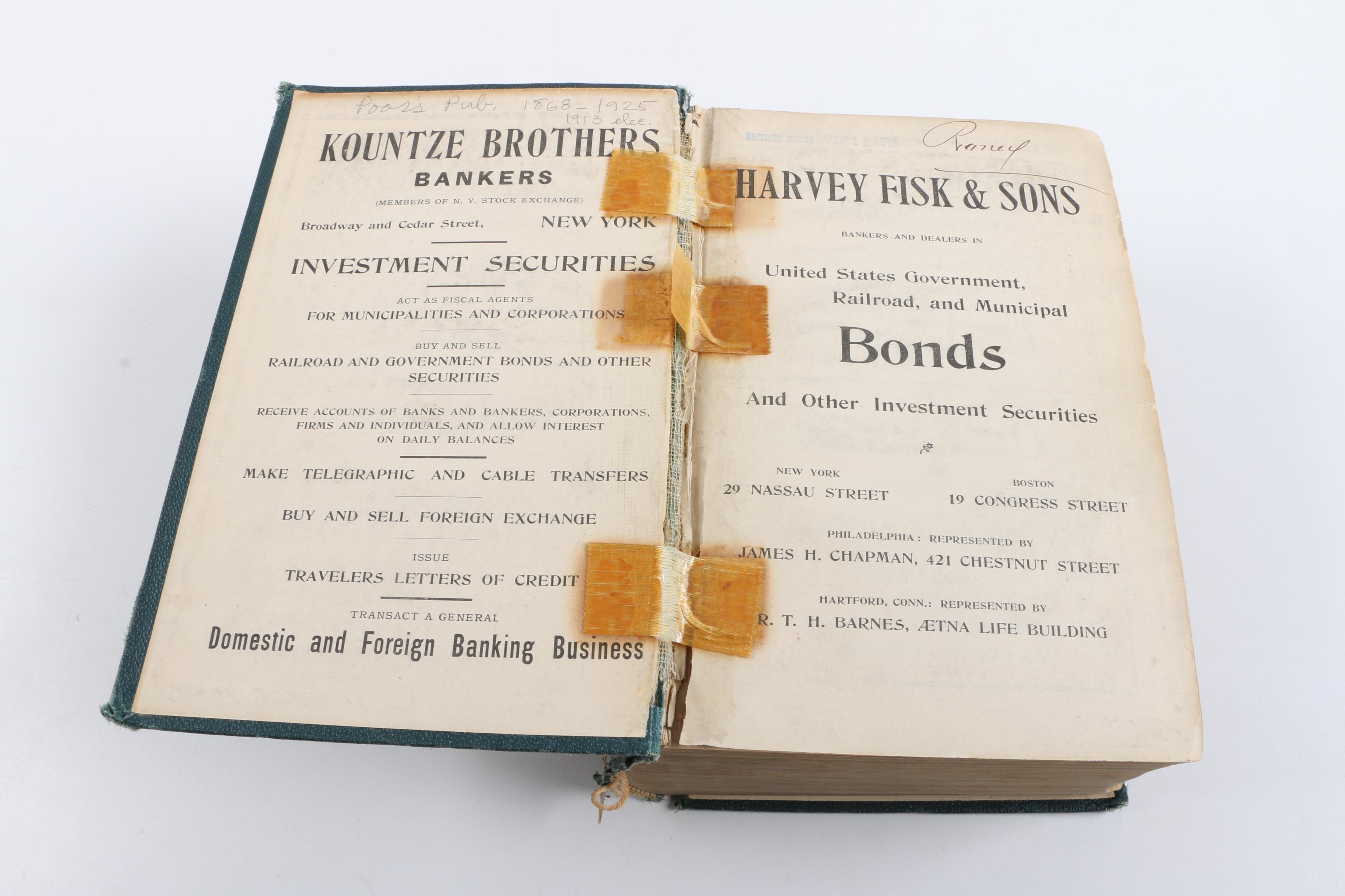 1900 "Poor's Manual of the Railroads of the United States"