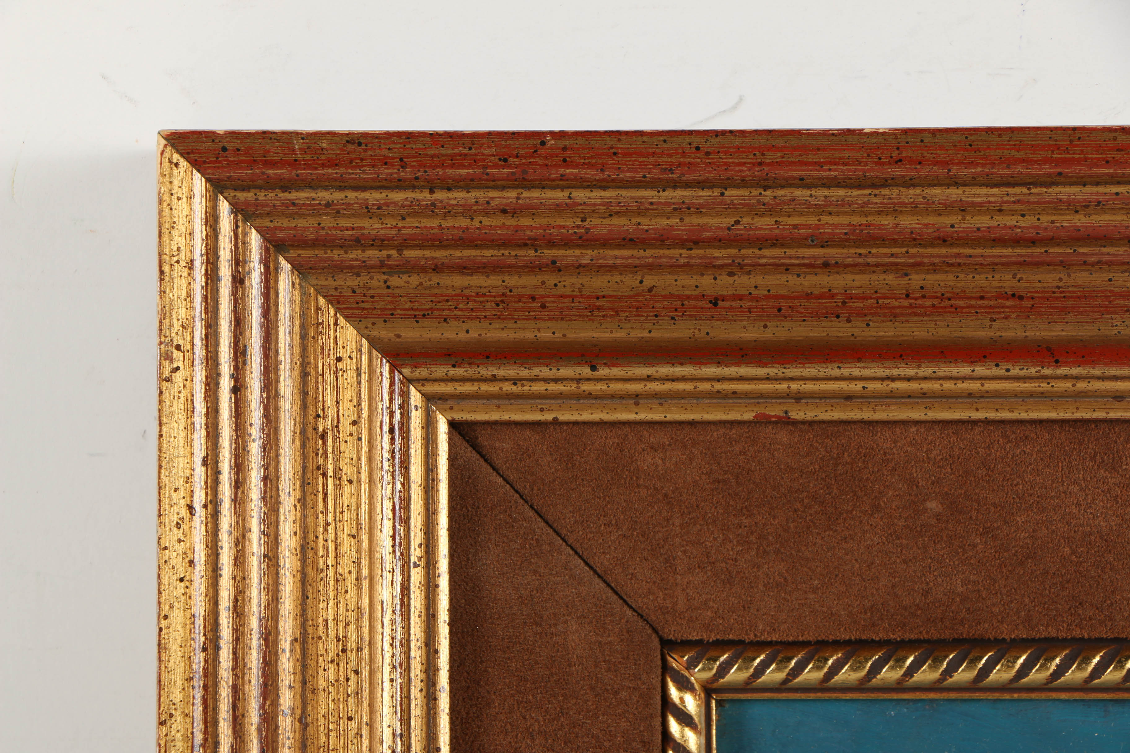 Shep Chadhorn Oil Painting on Canvas "Indian & Horse Approaching a Campfire"